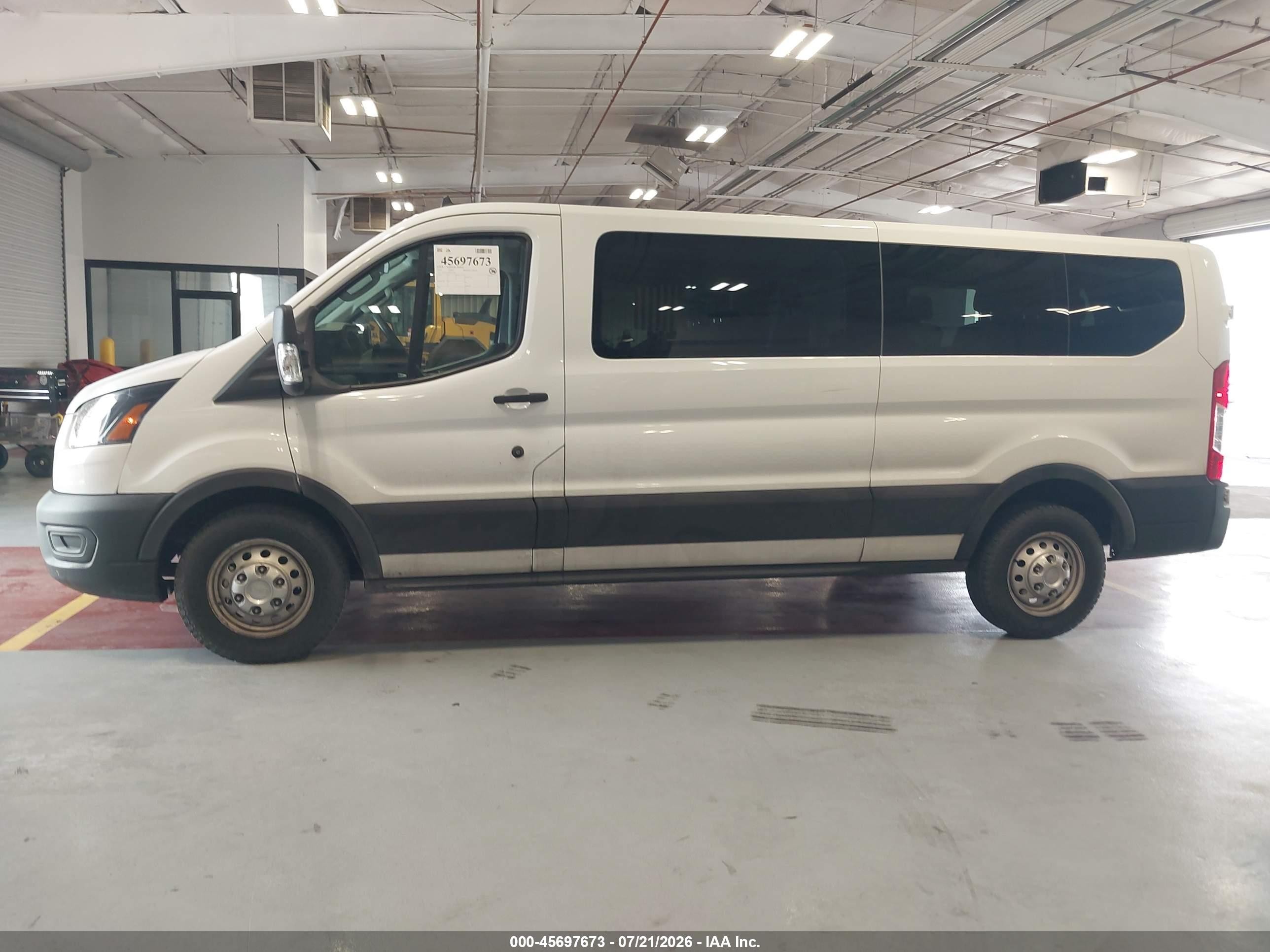 2023 Ford Transit-350 Passenger Van Xl White vin: 1FBAX9Y89PKA25786