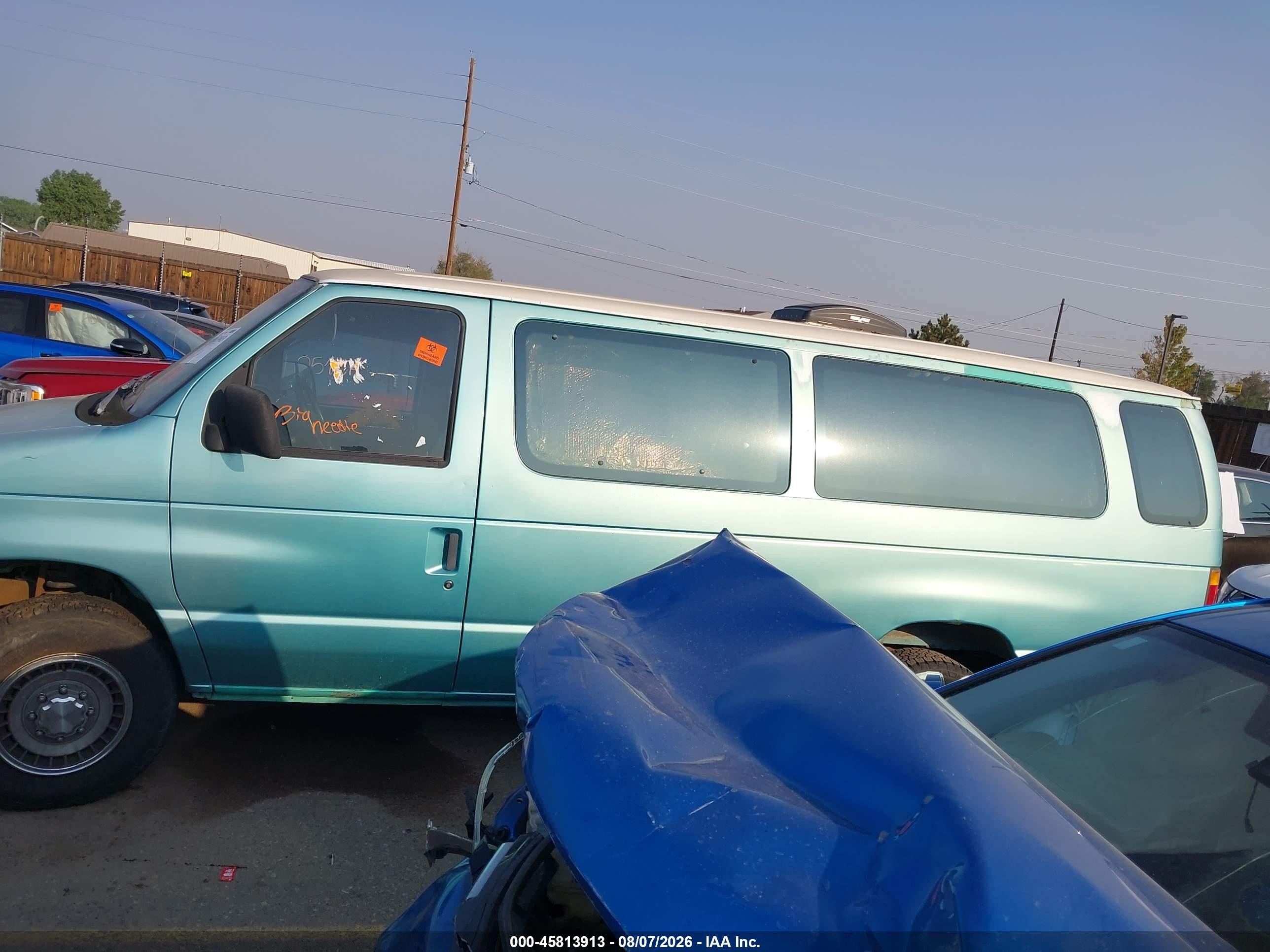 1994 Ford Econoline E350 Super Duty Green vin: 1FBHS31H7RHA49363