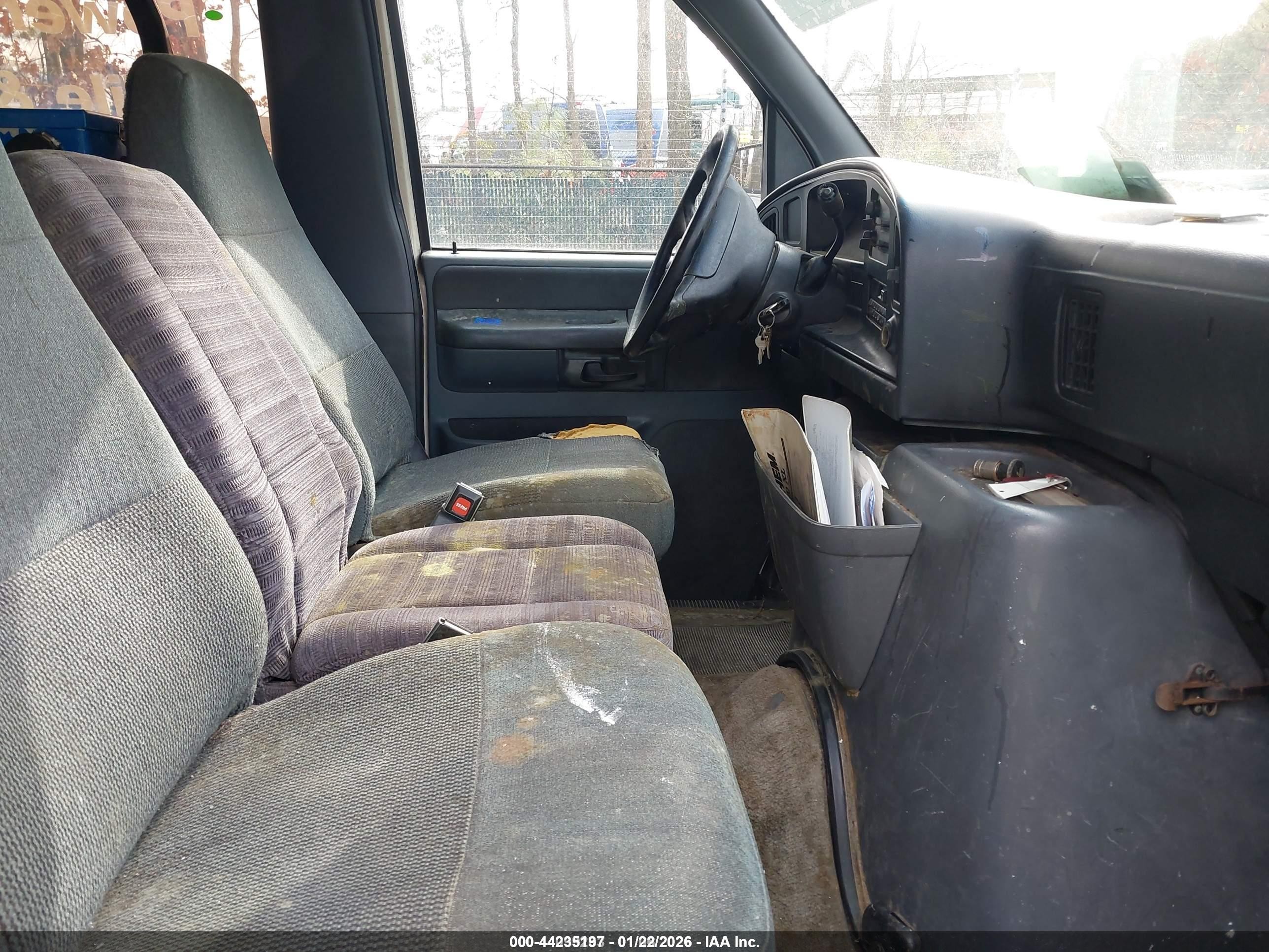 1996 Ford Econoline E350 Super Duty White vin: 1FBJS31H2THA13993