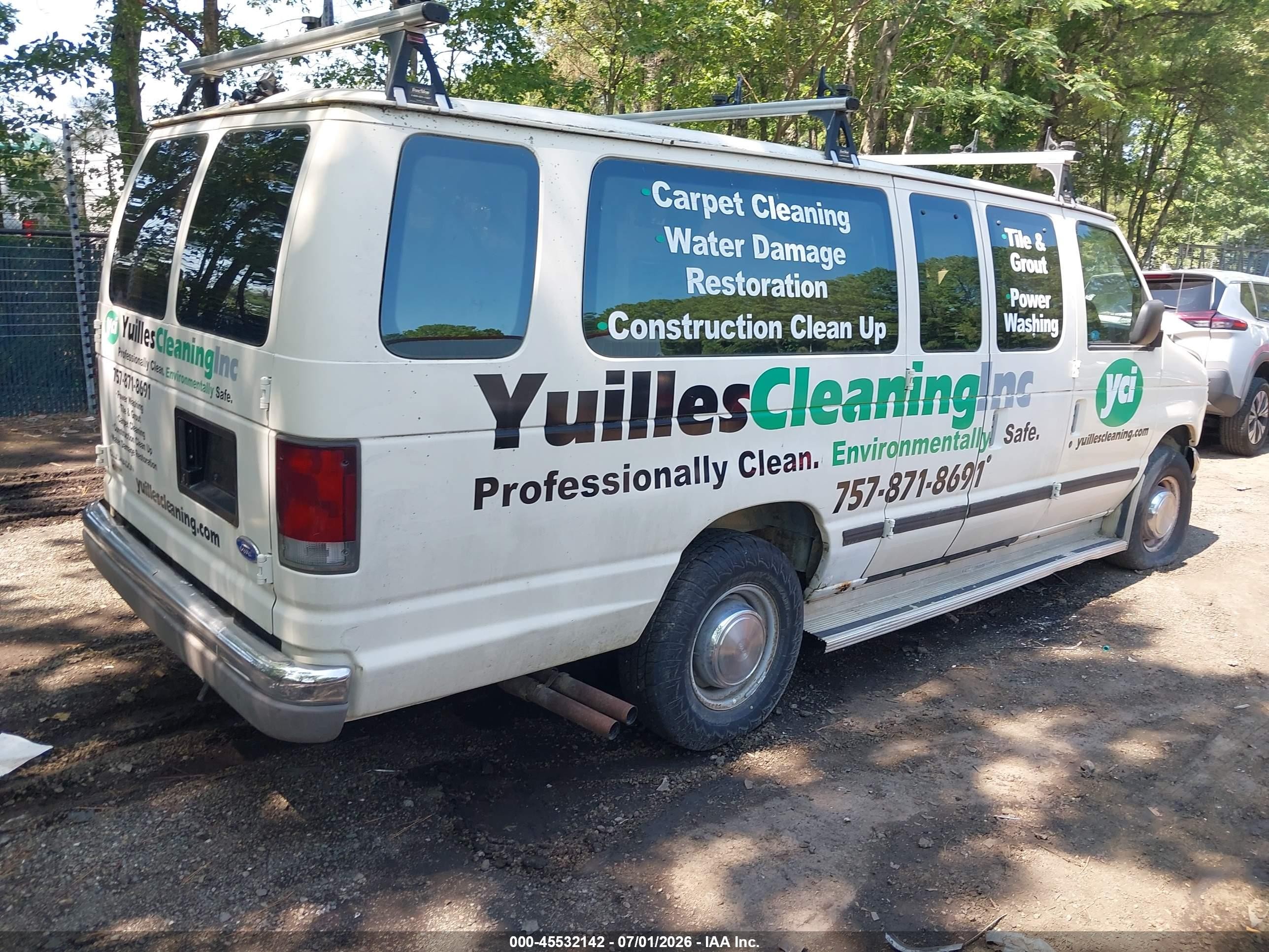 1996 Ford Econoline E350 Super Duty White vin: 1FBJS31H2THA13993