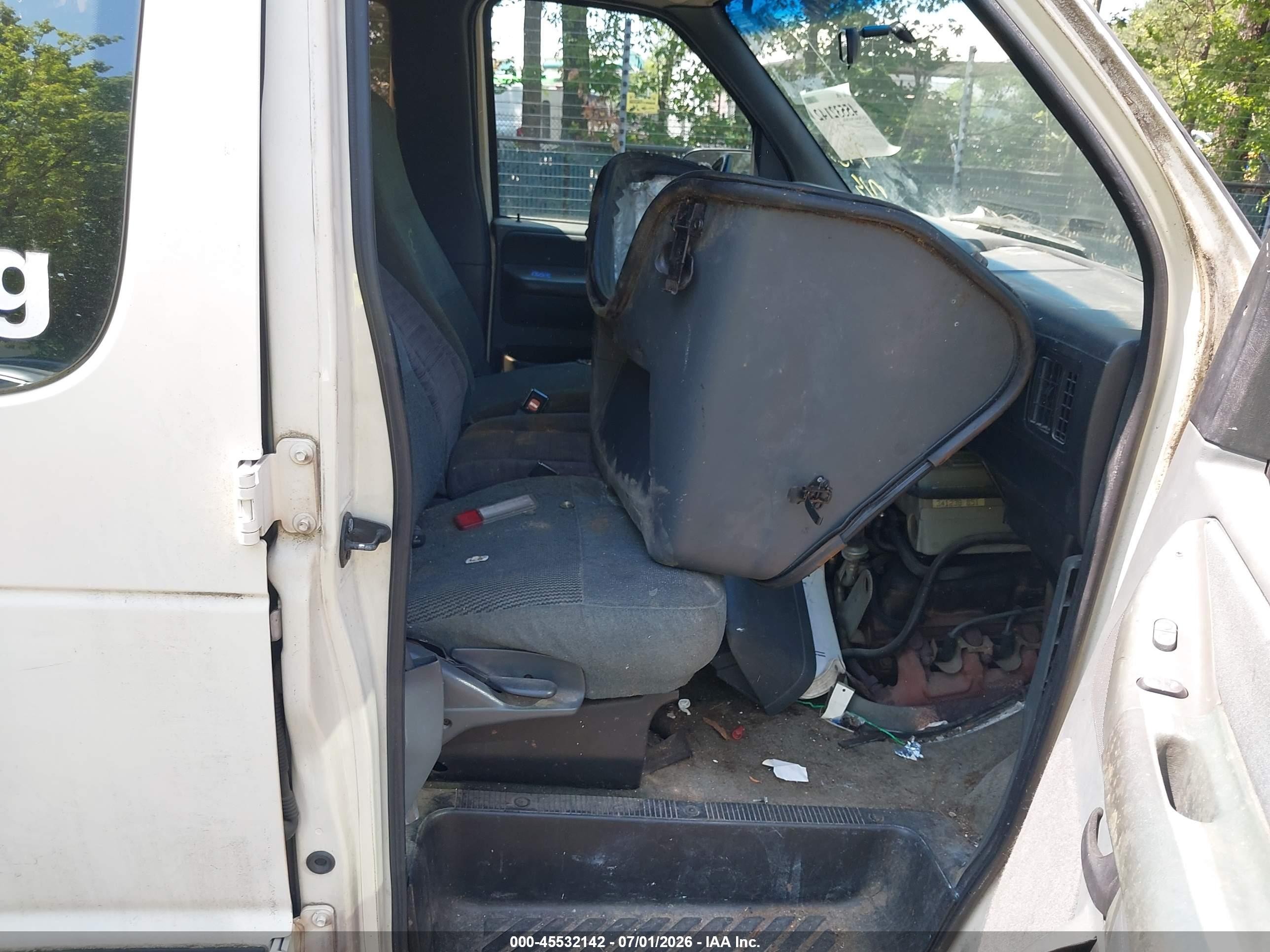 1996 Ford Econoline E350 Super Duty White vin: 1FBJS31H2THA13993