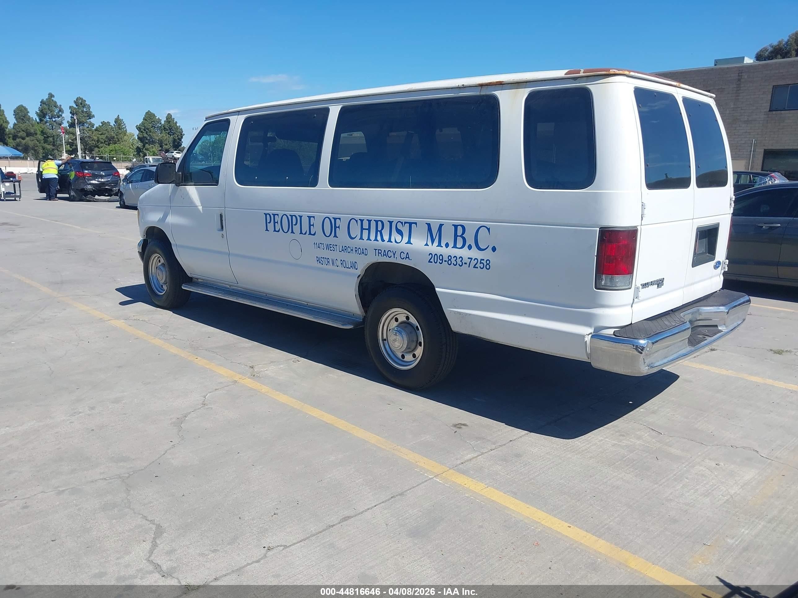 1996 Ford Econoline E350 Super Duty White vin: 1FBJS31H2THA91402