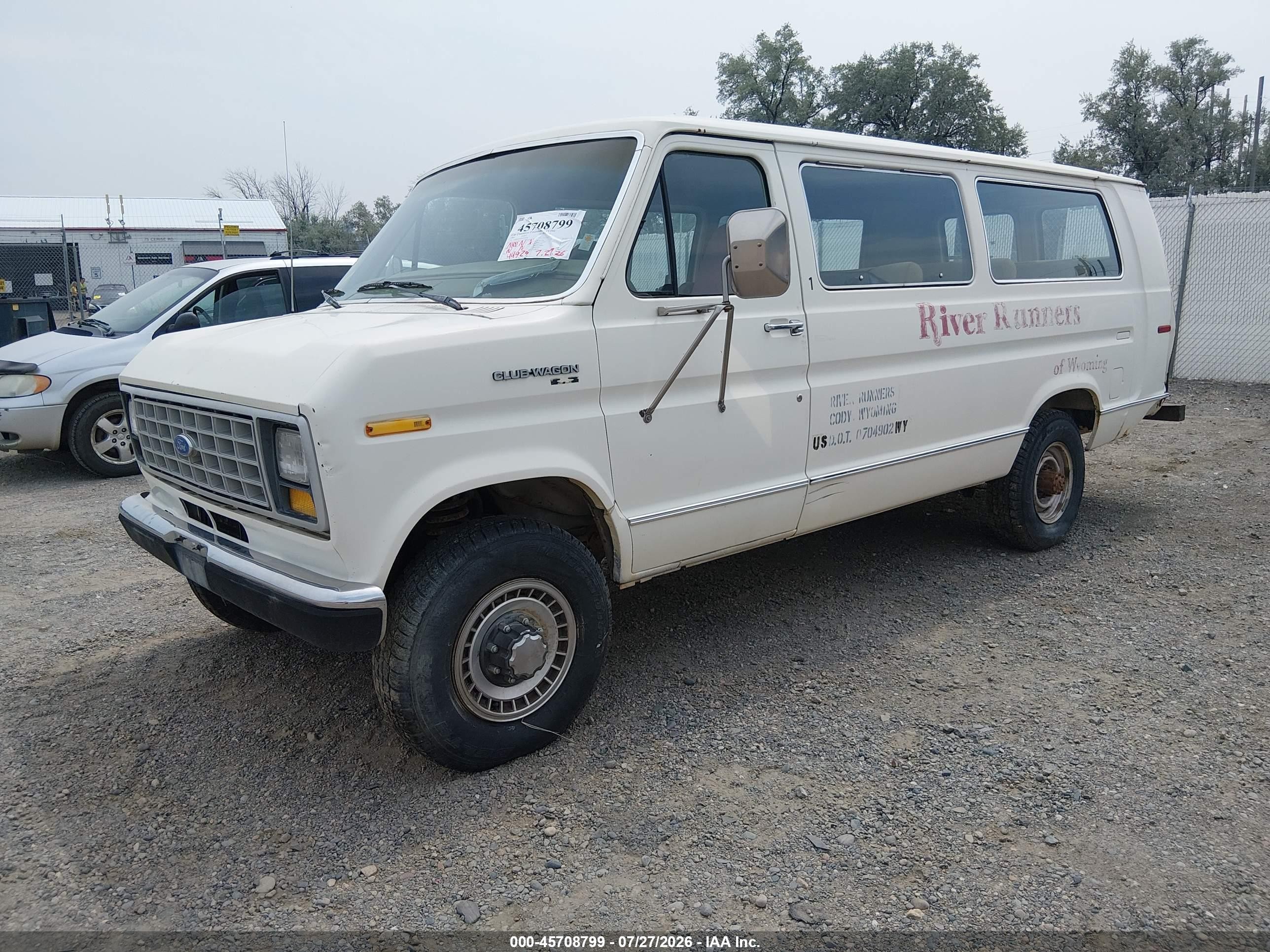 1989 Ford Econoline E350 Super Duty Brown vin: 1FBJS31HXKHB78270