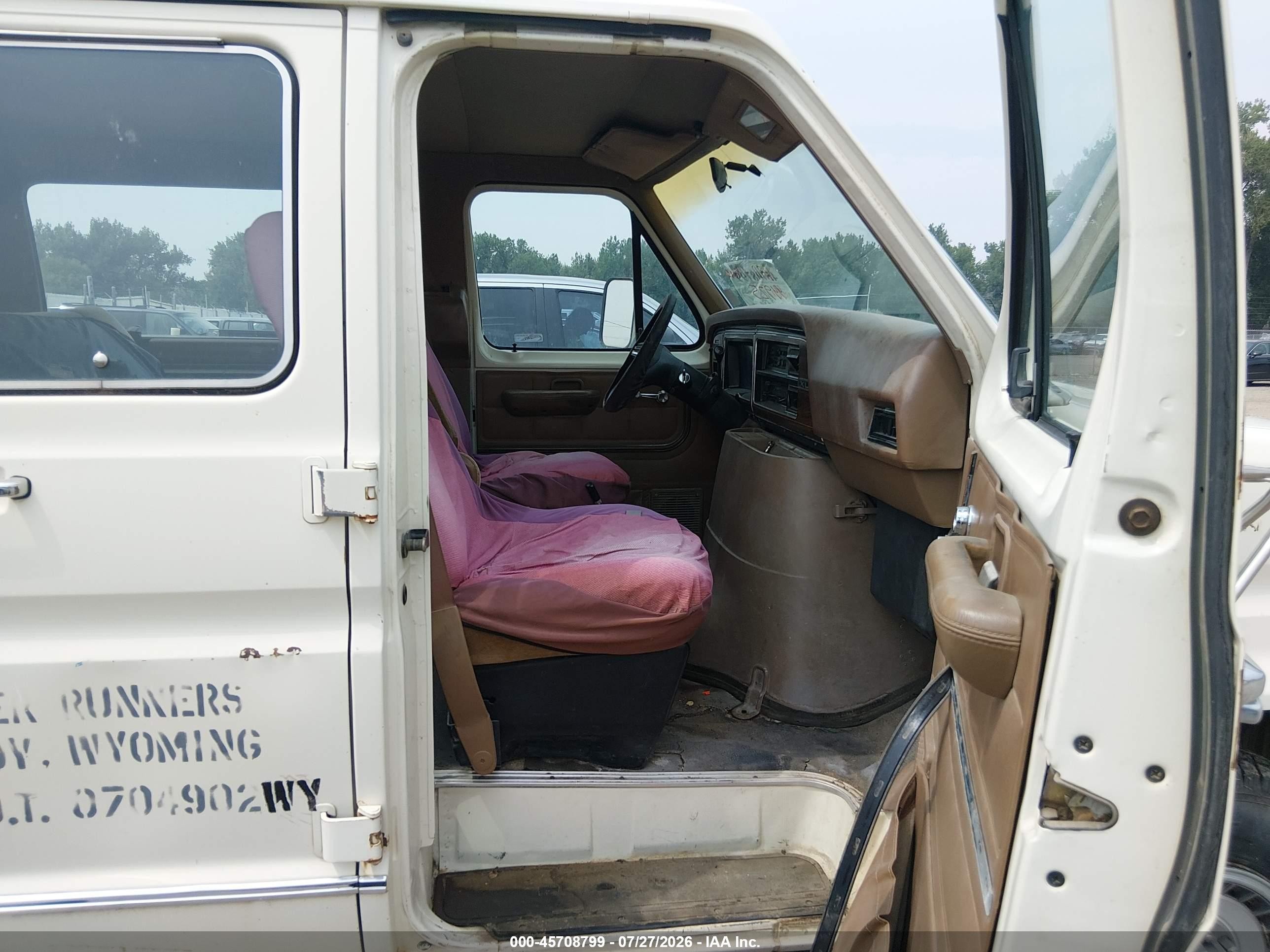 1989 Ford Econoline E350 Super Duty Brown vin: 1FBJS31HXKHB78270