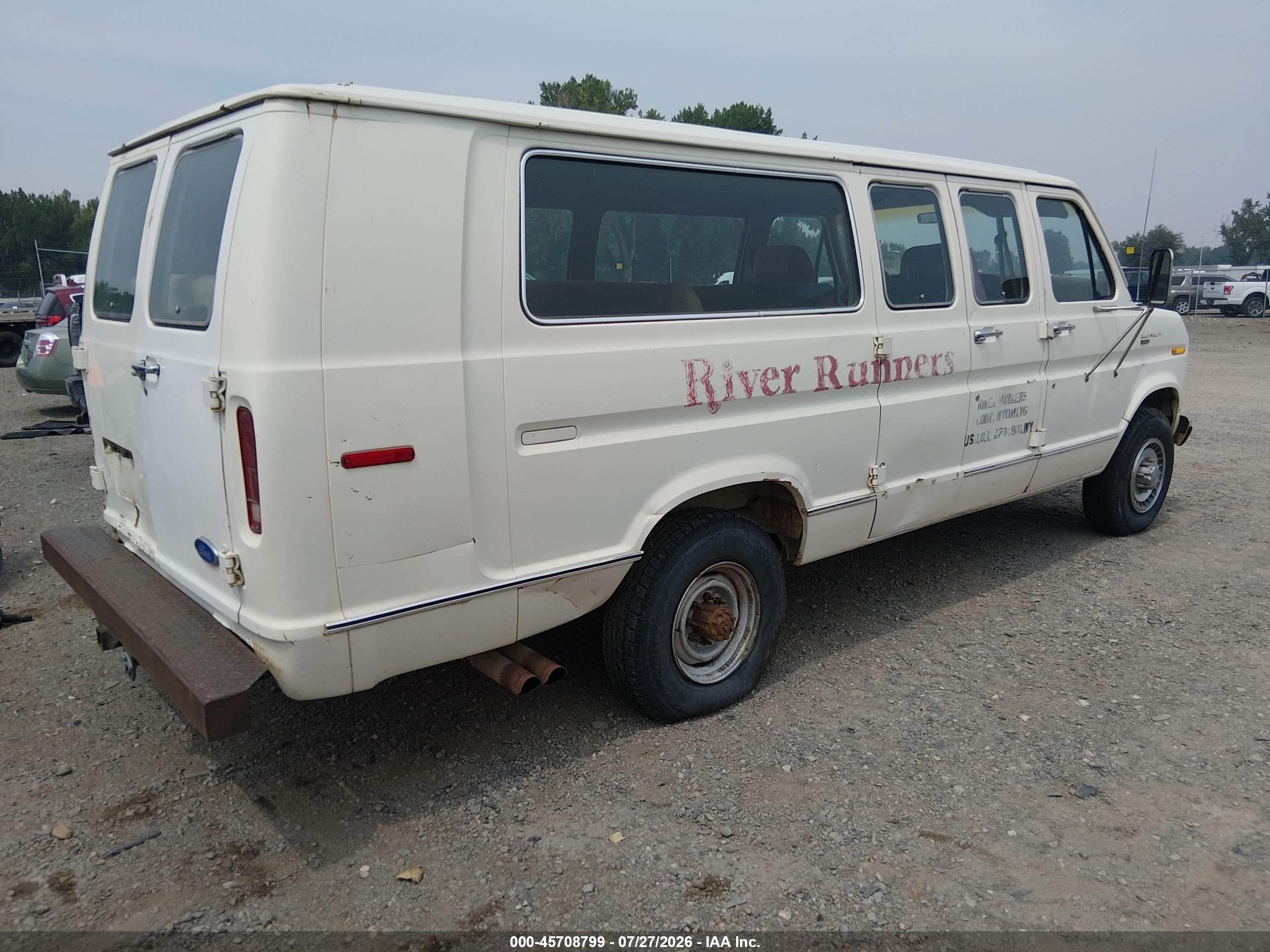 1989 Ford Econoline E350 Super Duty Brown vin: 1FBJS31HXKHB78270