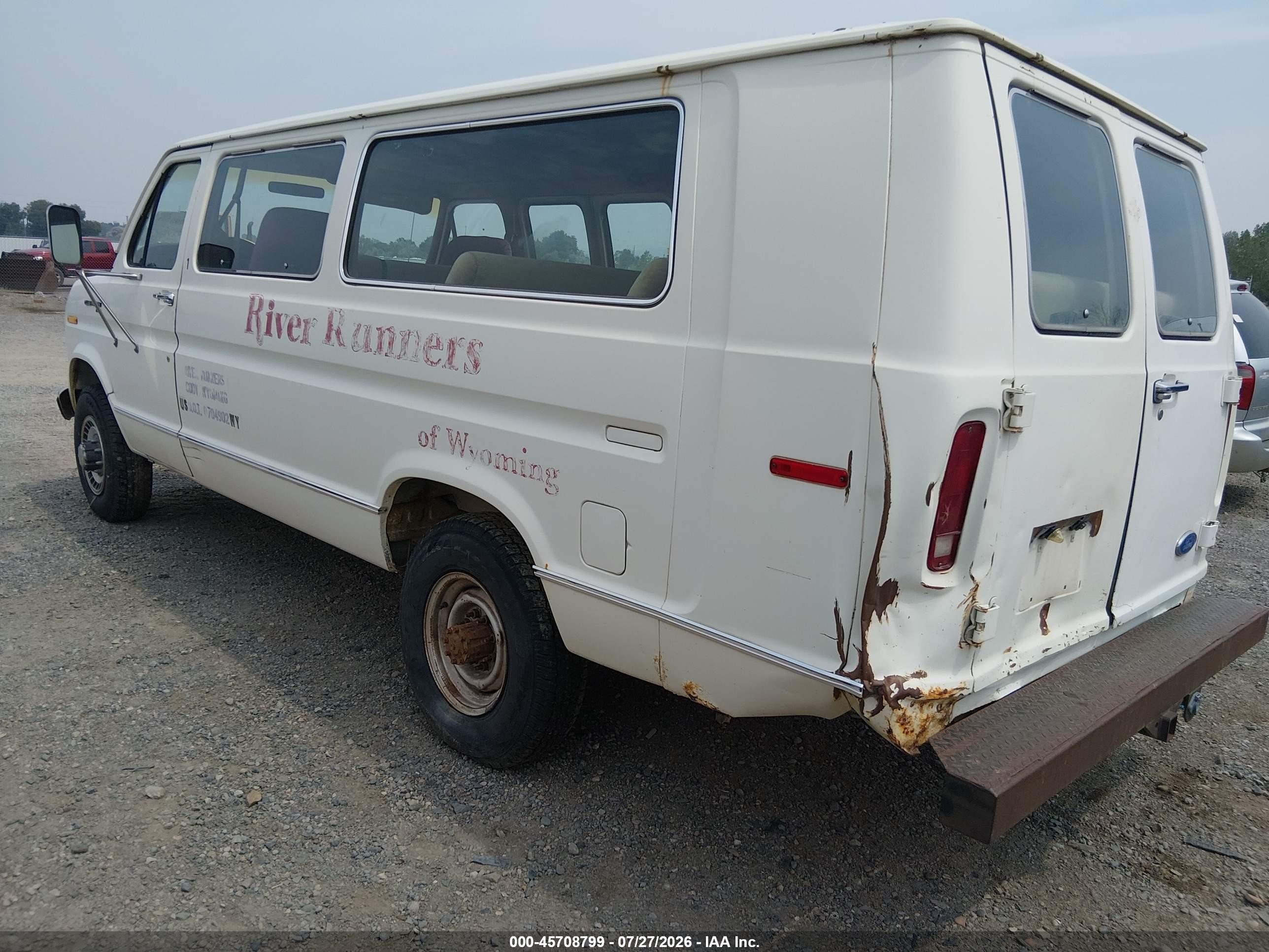 1989 Ford Econoline E350 Super Duty Brown vin: 1FBJS31HXKHB78270