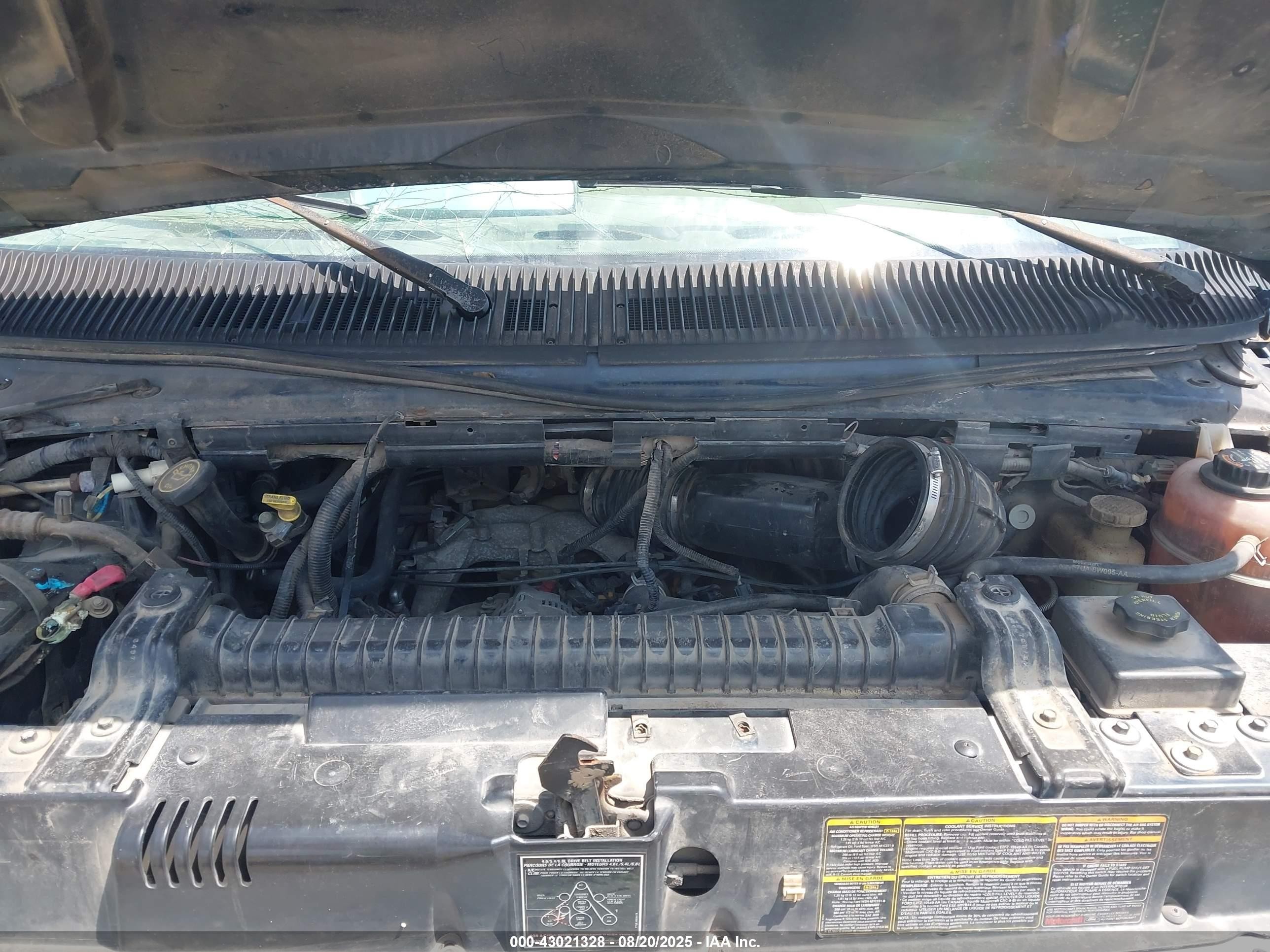1997 Ford Club Wagon Xl/xlt Blue vin: 1FBJS31S0VHB16389
