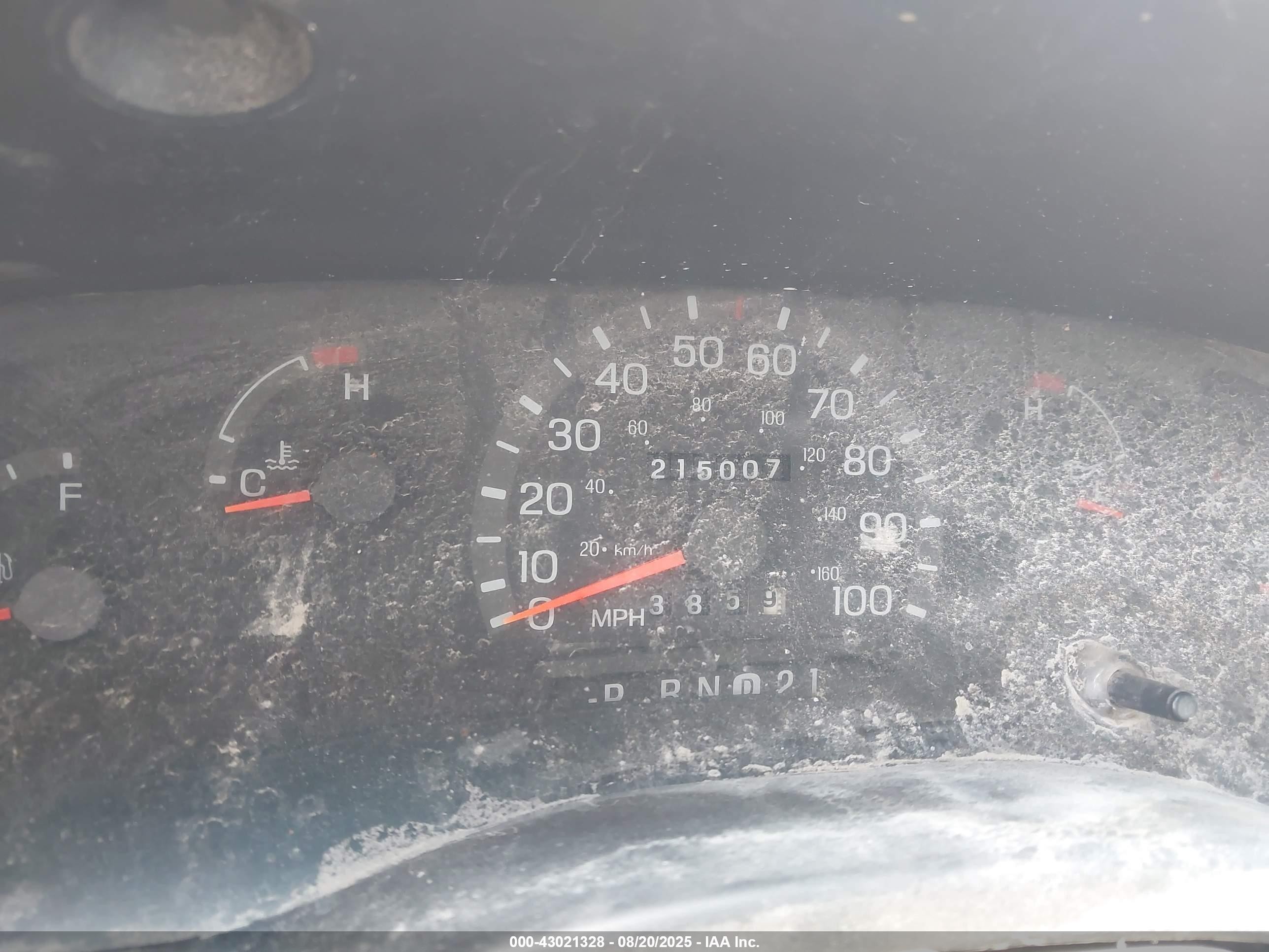 1997 Ford Club Wagon Xl/xlt Blue vin: 1FBJS31S0VHB16389