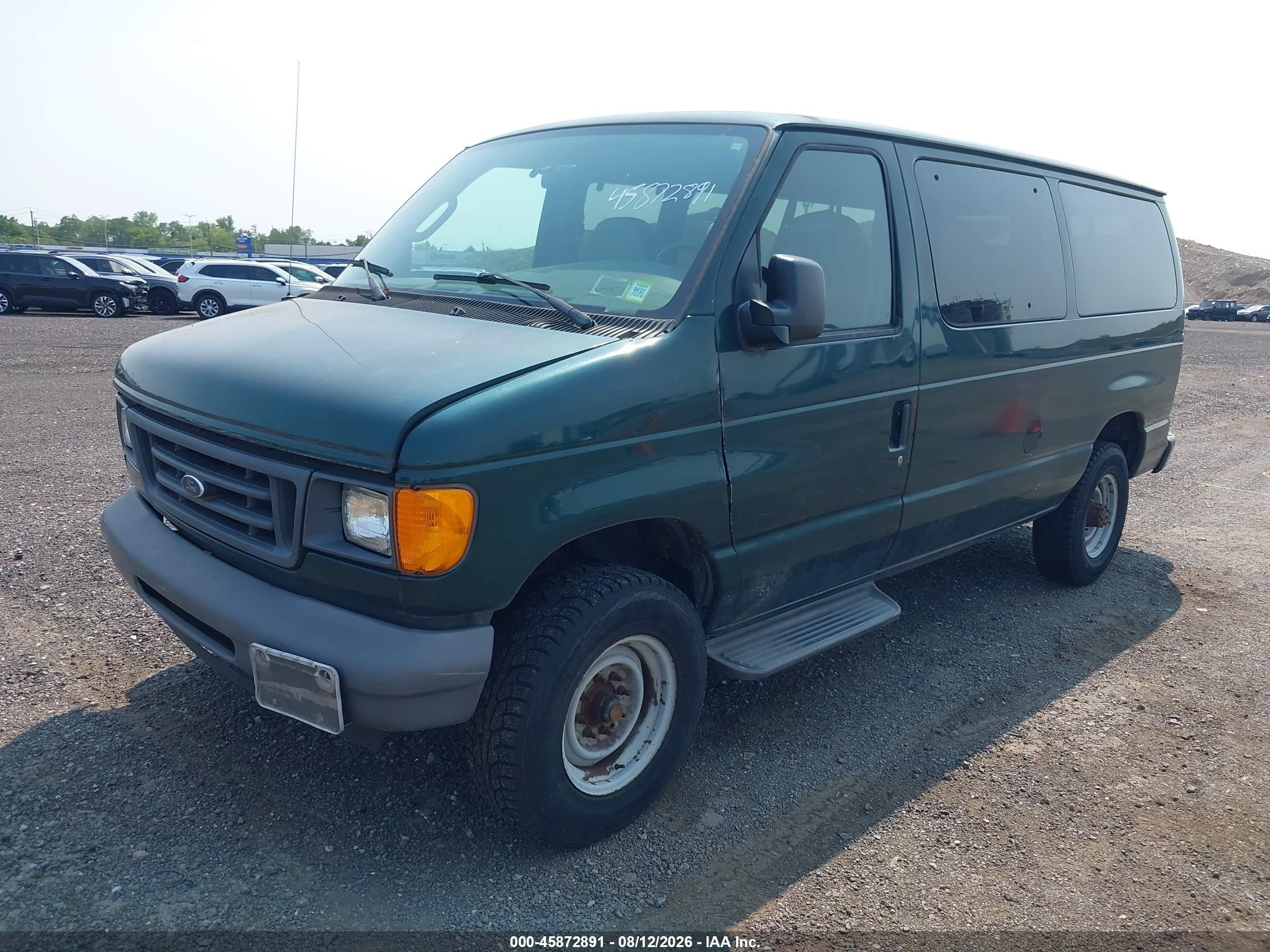 2007 Ford E-350 Super Duty Xl/xlt Green vin: 1FBNE31L07DB44429