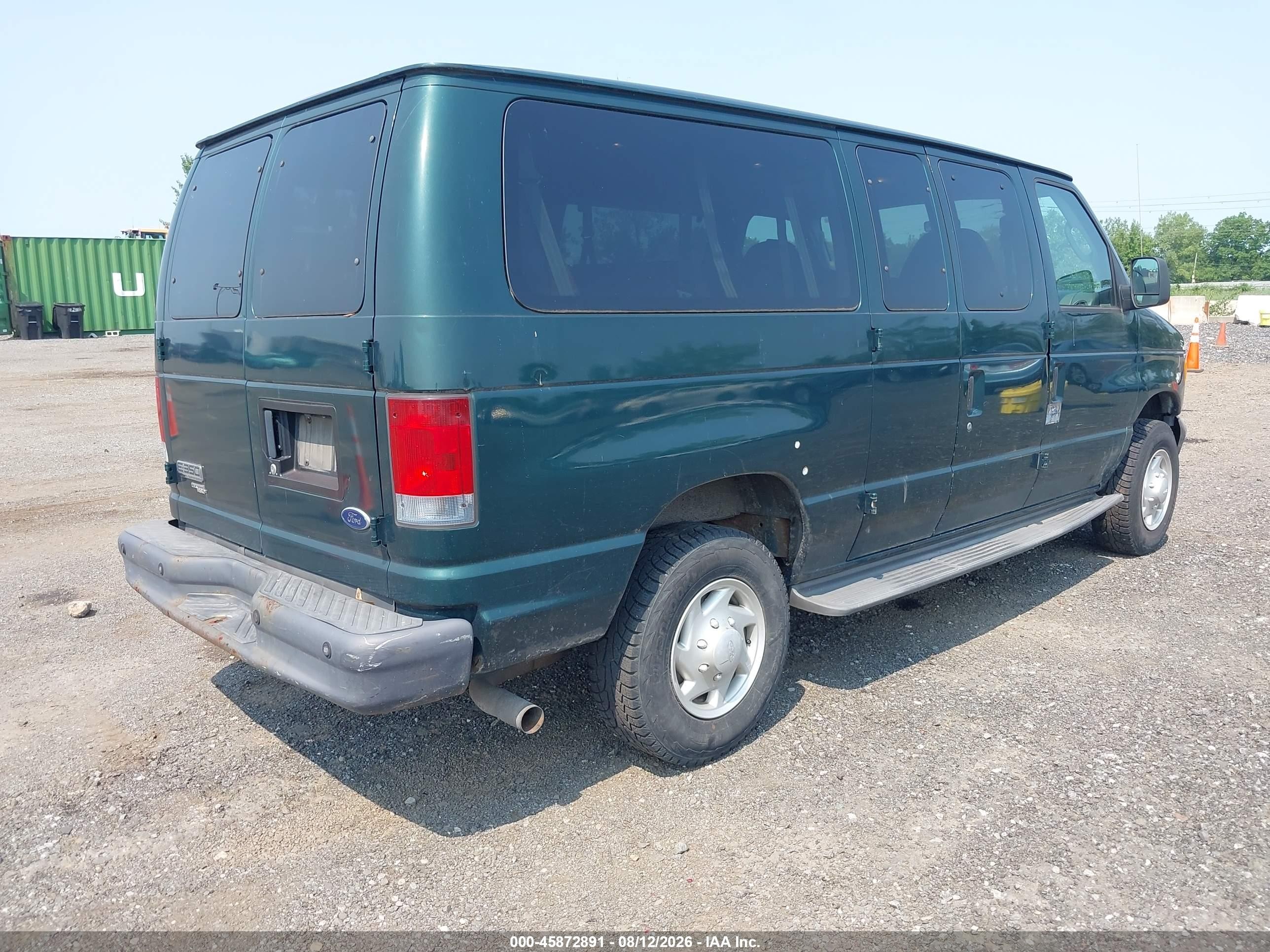 2007 Ford E-350 Super Duty Xl/xlt Green vin: 1FBNE31L07DB44429