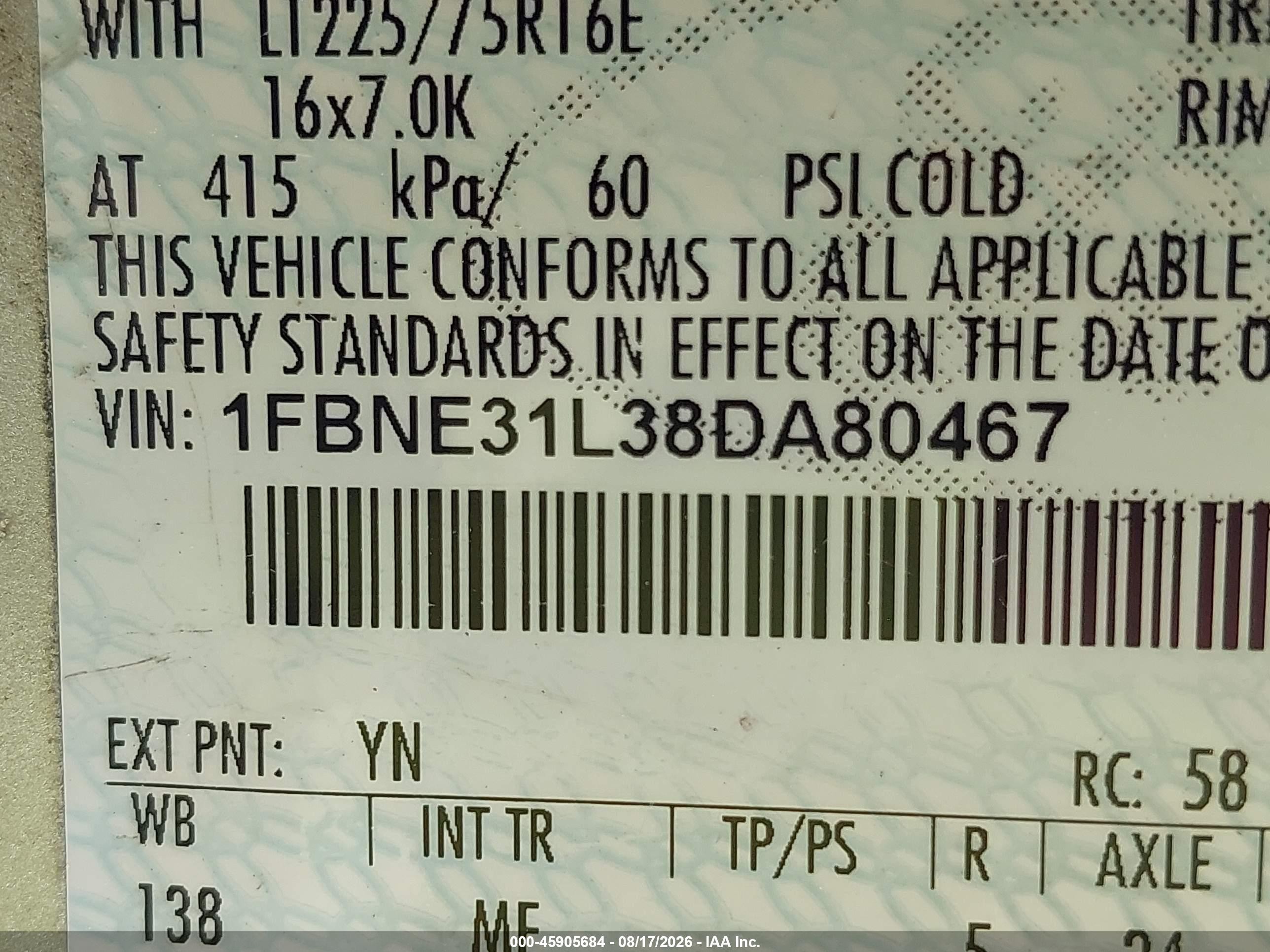 2008 Ford E-350 Super Duty Xl/xlt Silver vin: 1FBNE31L38DA80467