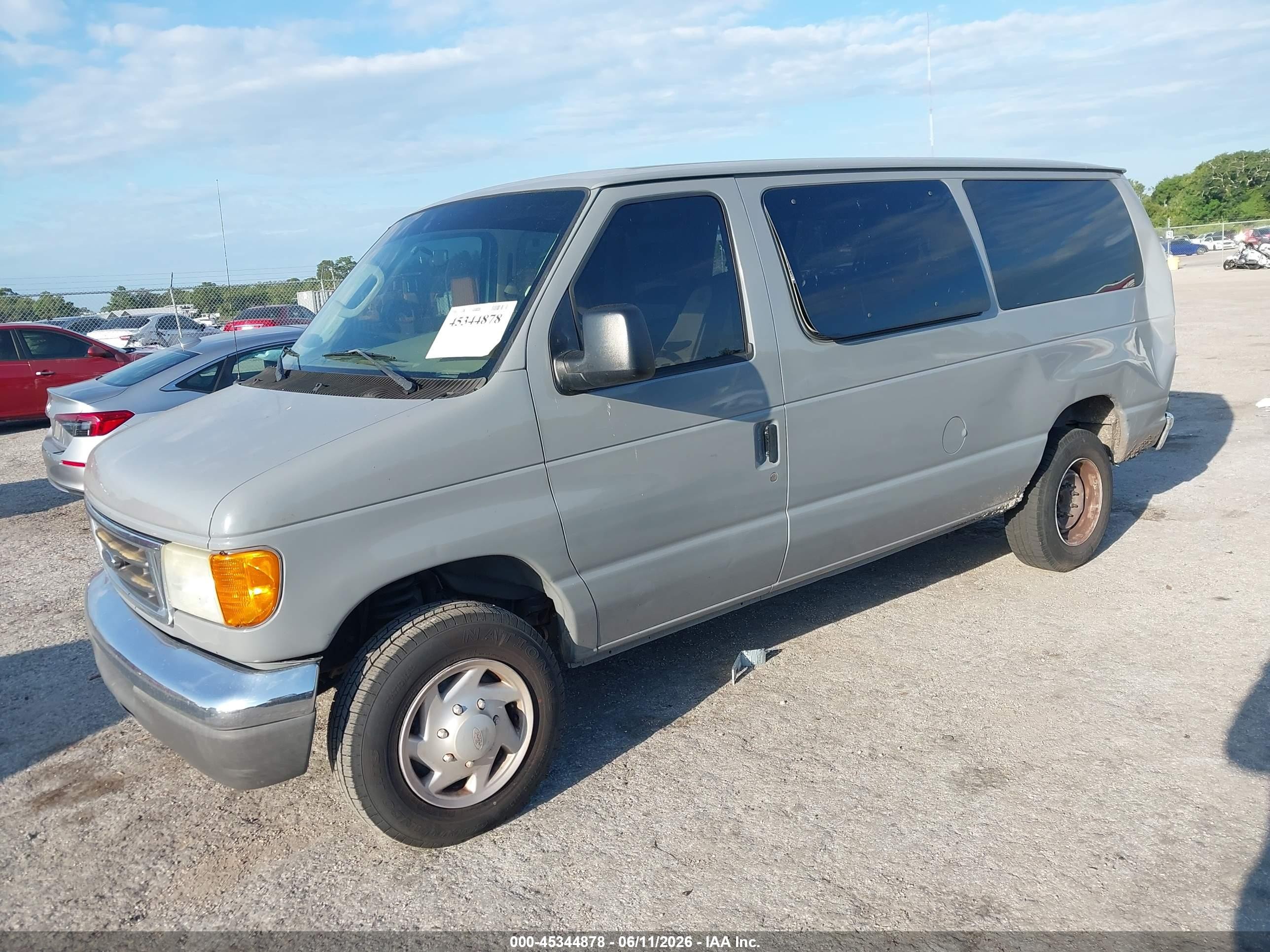 2006 Ford E-350 Super Duty Chateau/xl/xlt Gray vin: 1FBNE31L46DA51864