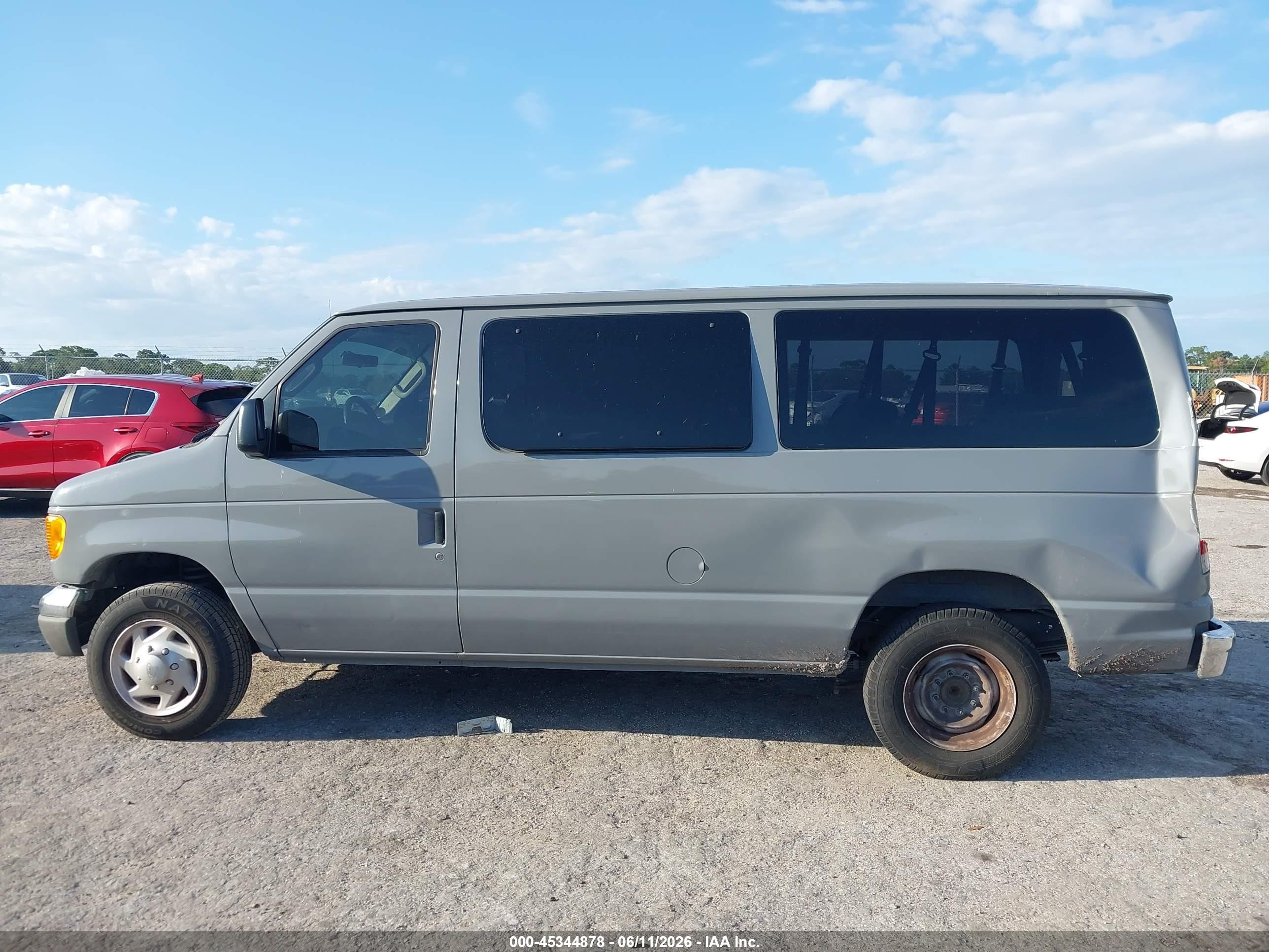 2006 Ford E-350 Super Duty Chateau/xl/xlt Gray vin: 1FBNE31L46DA51864