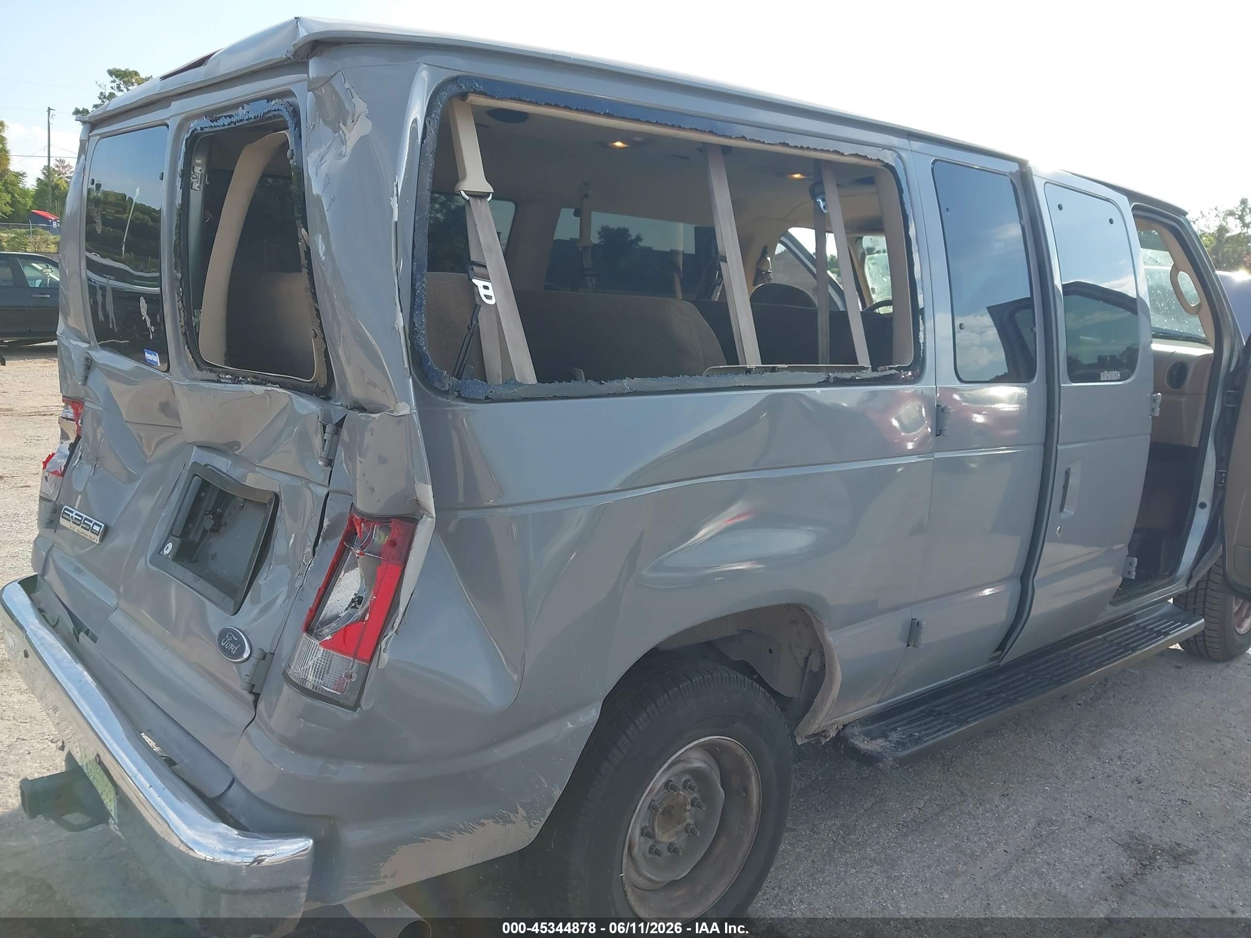 2006 Ford E-350 Super Duty Chateau/xl/xlt Gray vin: 1FBNE31L46DA51864