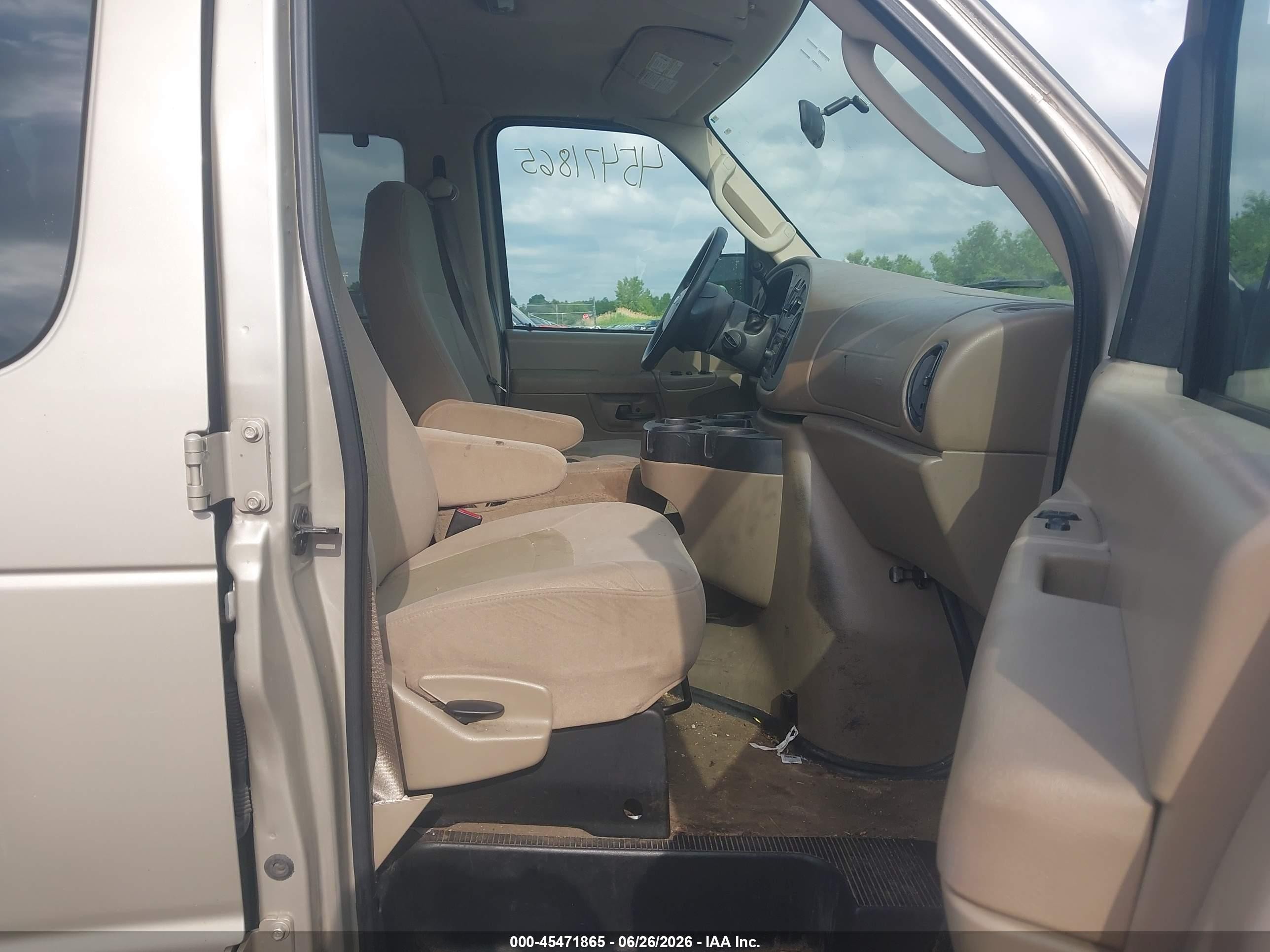 2008 Ford E-350 Super Duty Xl/xlt Tan vin: 1FBNE31L48DB39655