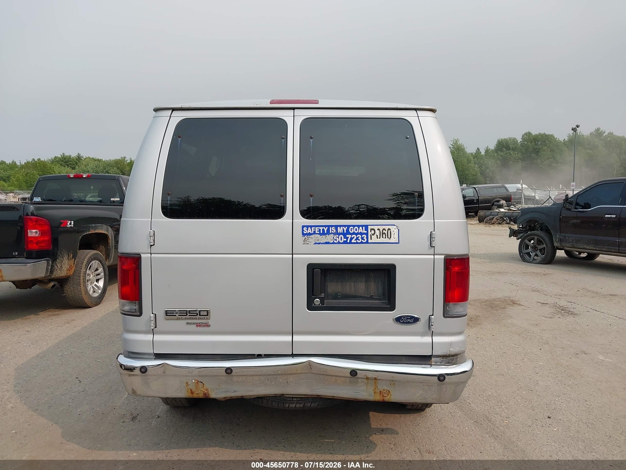 2008 Ford E-350 Super Duty Xl/xlt Silver vin: 1FBNE31L58DA50337