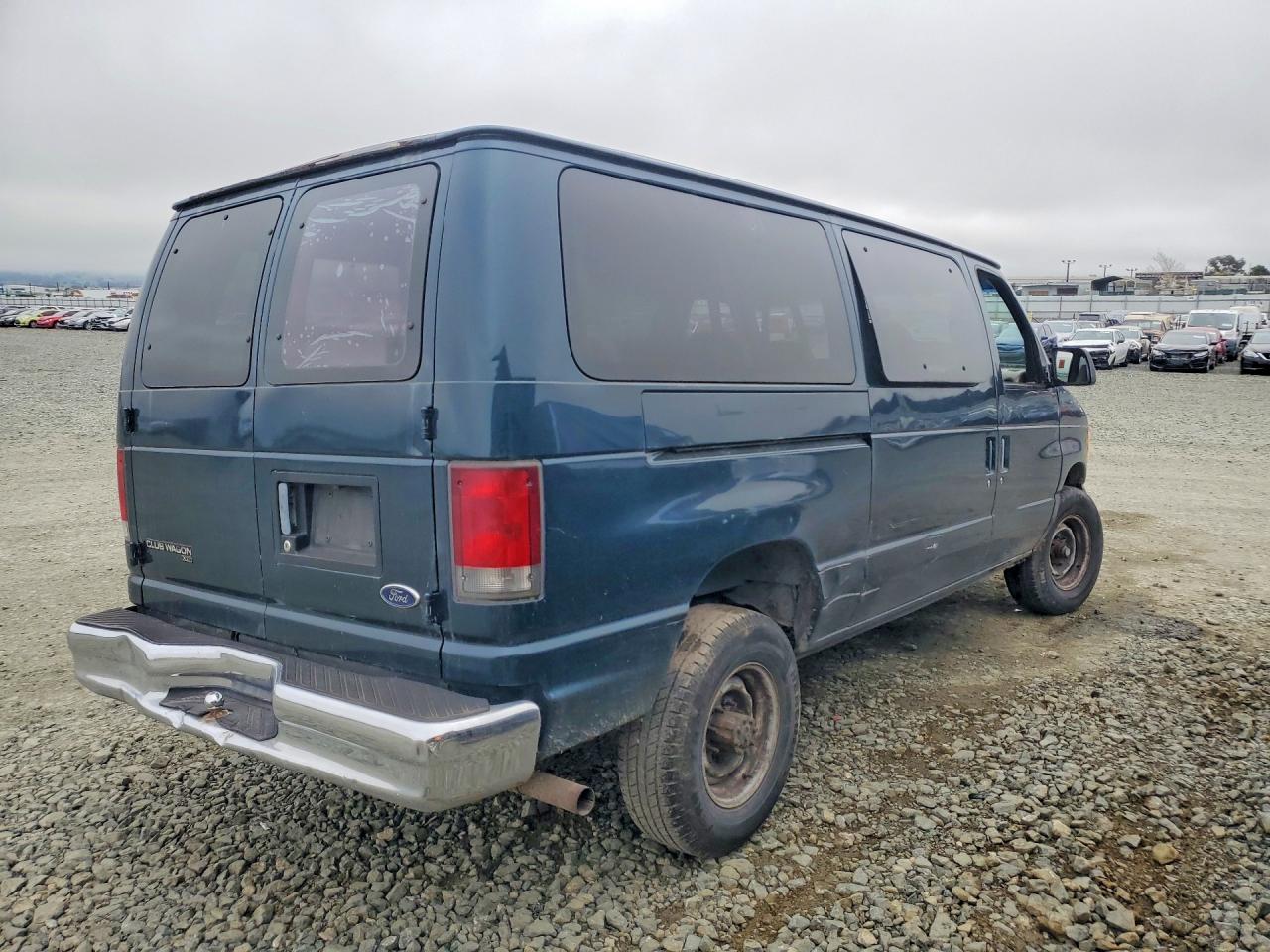 1998 Ford Econoline E350 Blue vin: 1FBNE31L6WHA28126