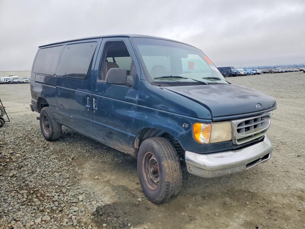 1998 Ford Econoline E350 Blue vin: 1FBNE31L6WHA28126