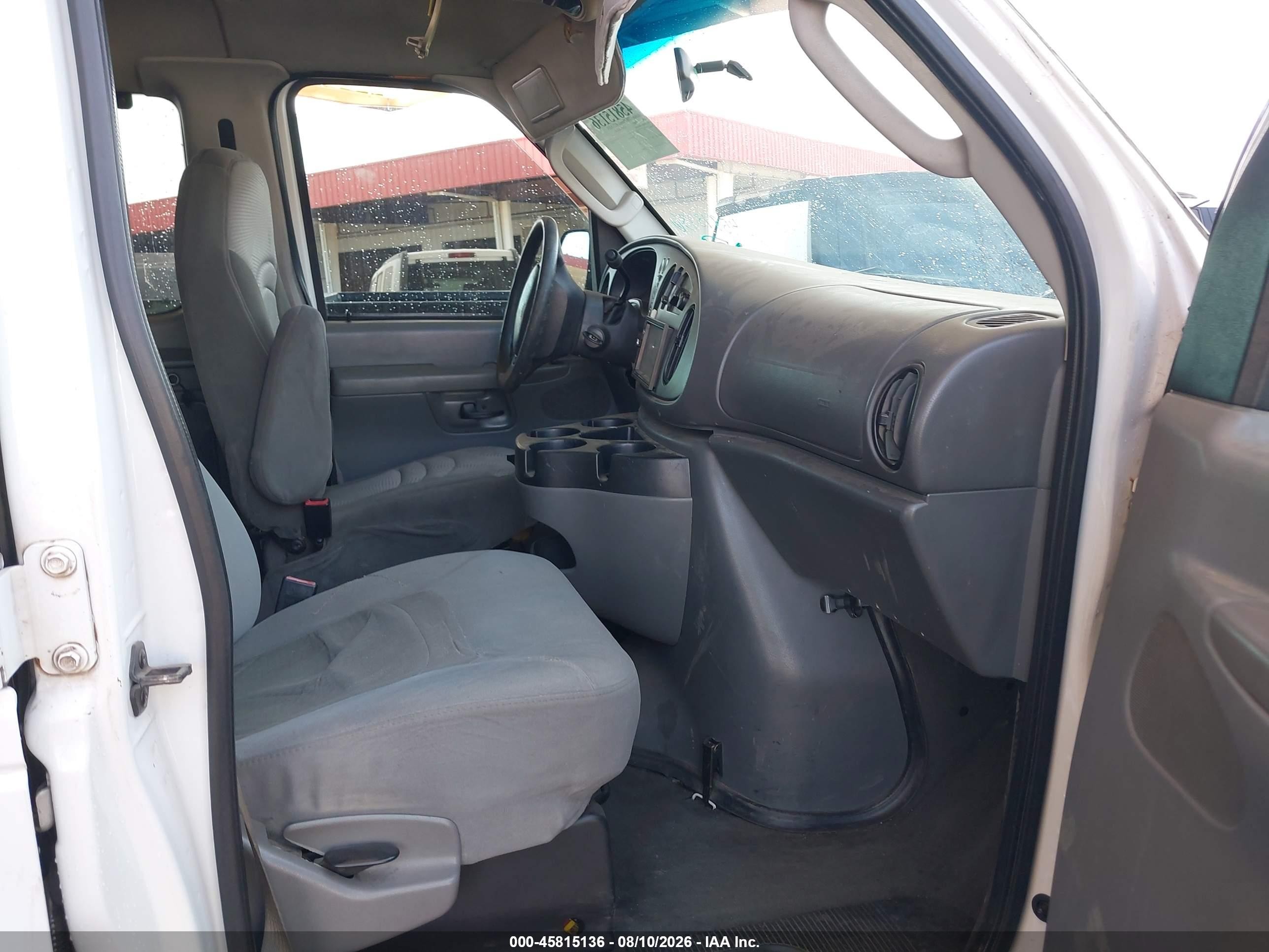 2008 Ford E-350 Super Duty Xl/xlt White vin: 1FBNE31L78DA95845