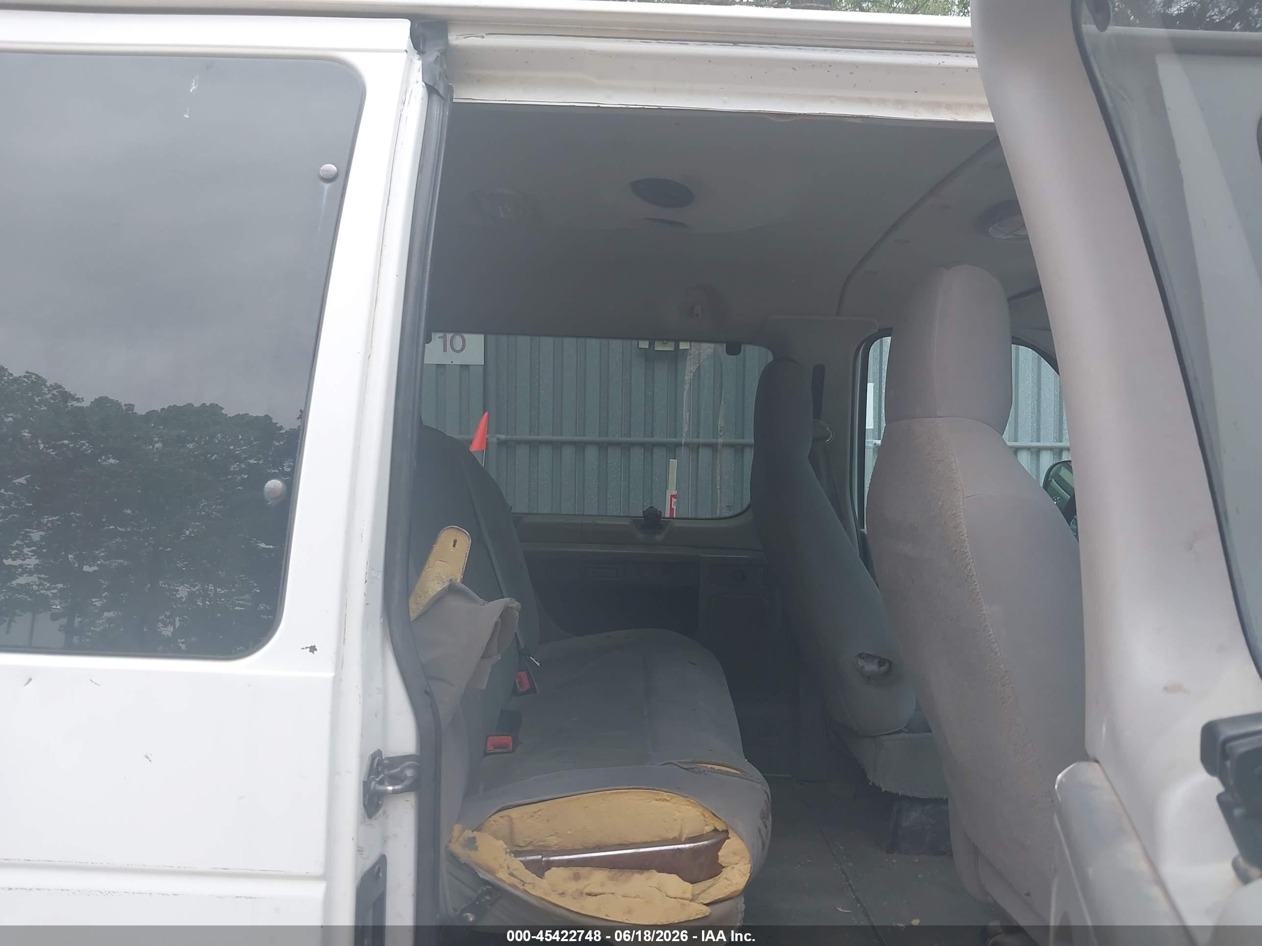 2009 Ford E-350 Super Duty Xl/xlt White vin: 1FBNE31L79DA68100