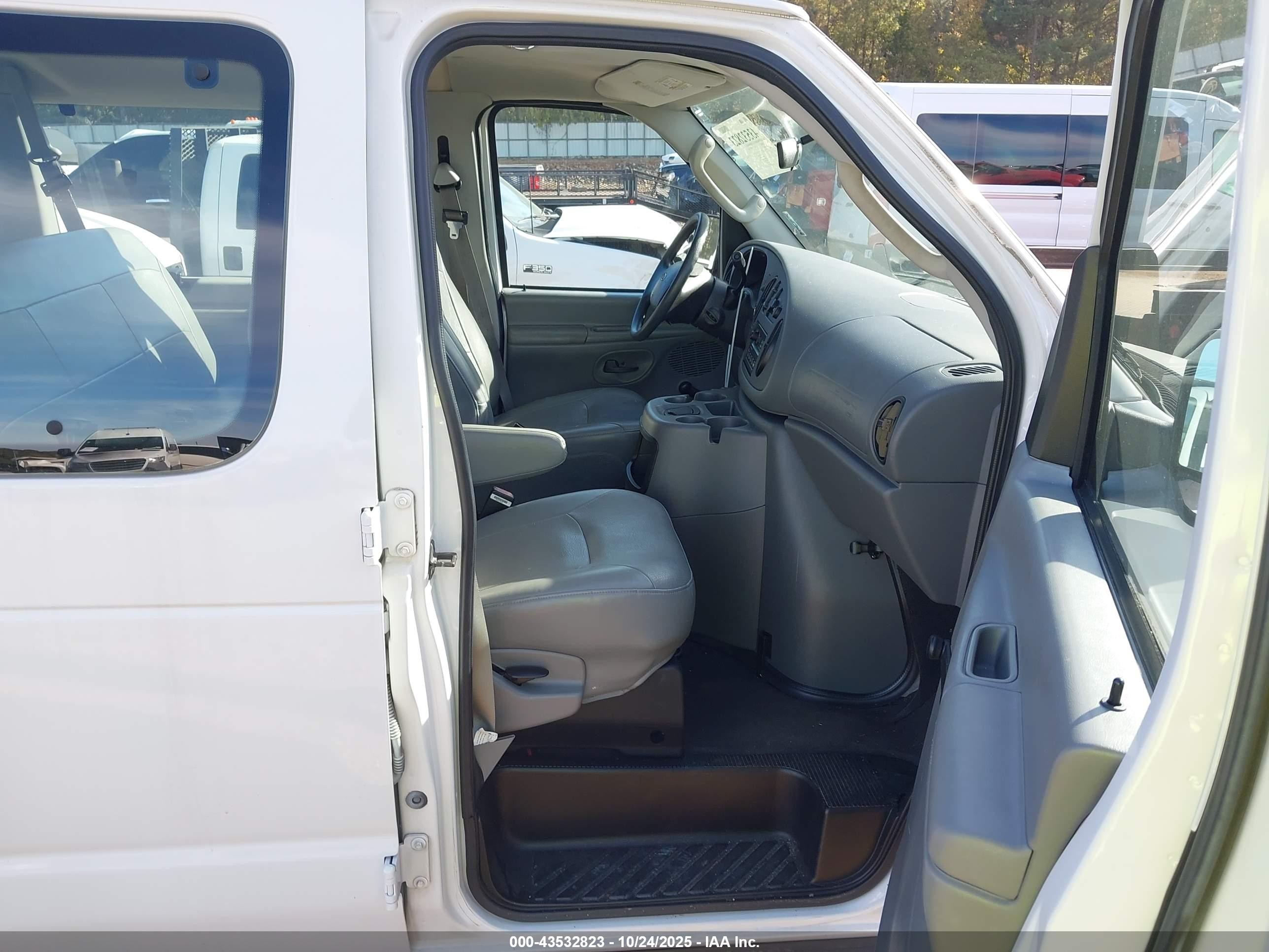 2005 Ford E-350 Super Duty Chateau/xl/xlt White vin: 1FBNE31L85HA45301