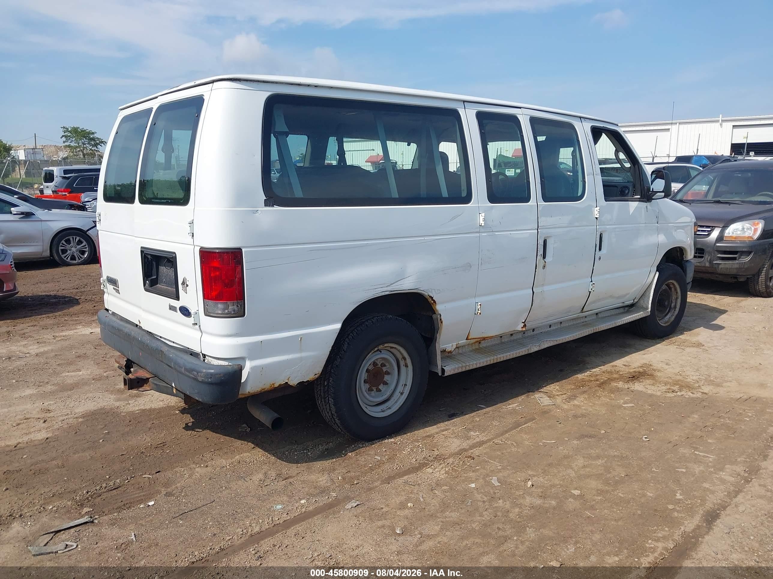 2009 Ford E-350 Super Duty Xl/xlt Белый vin: 1FBNE31L89DA22033