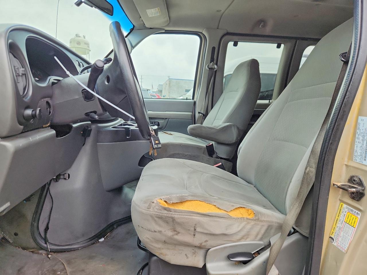 2008 Ford Econoline E350 Super Duty Wagon Gold vin: 1FBNE31L98DA64743