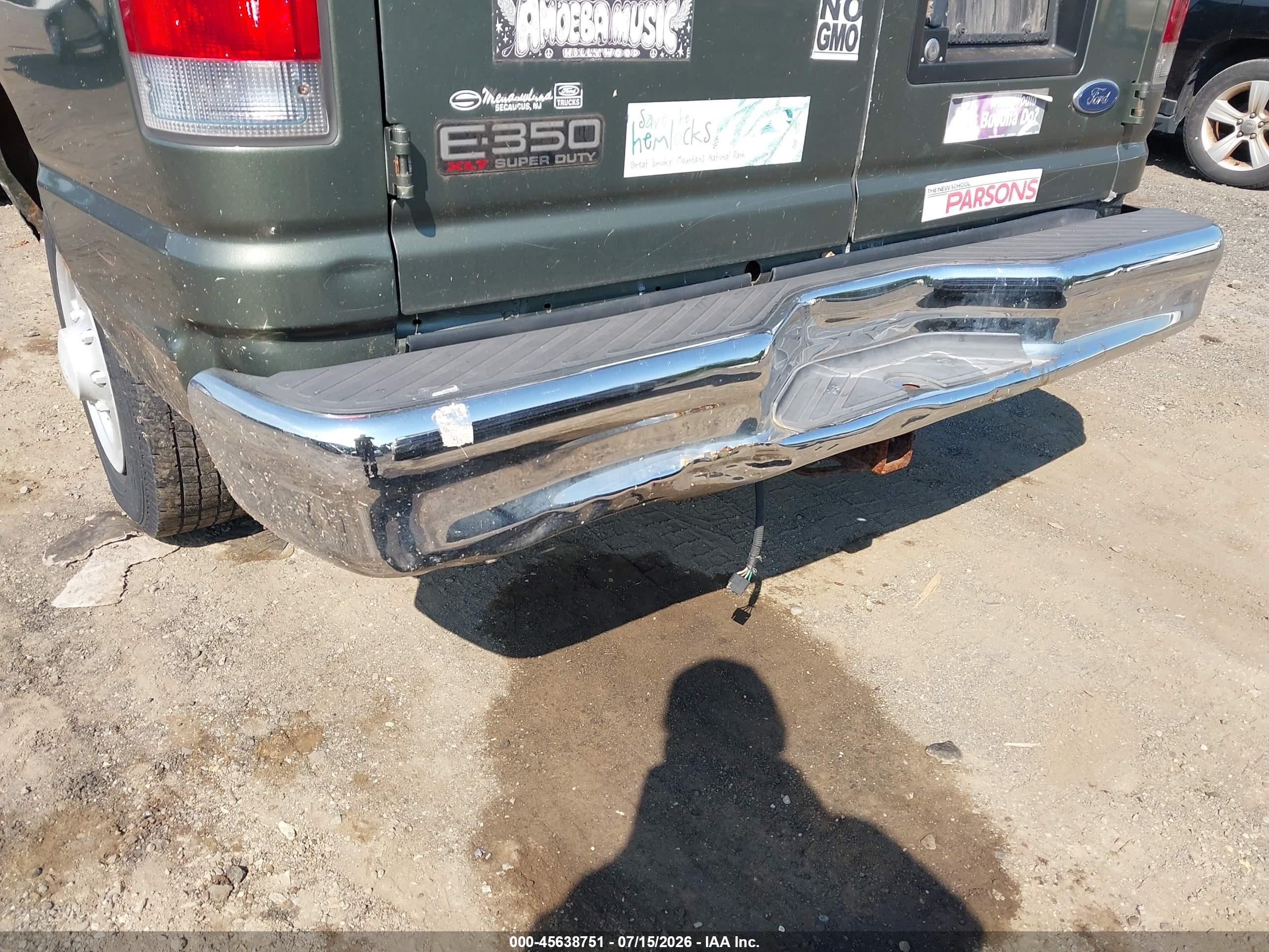 2004 Ford E-350 Super Duty Chateau/xl/xlt Green vin: 1FBNE31LX4HA23735