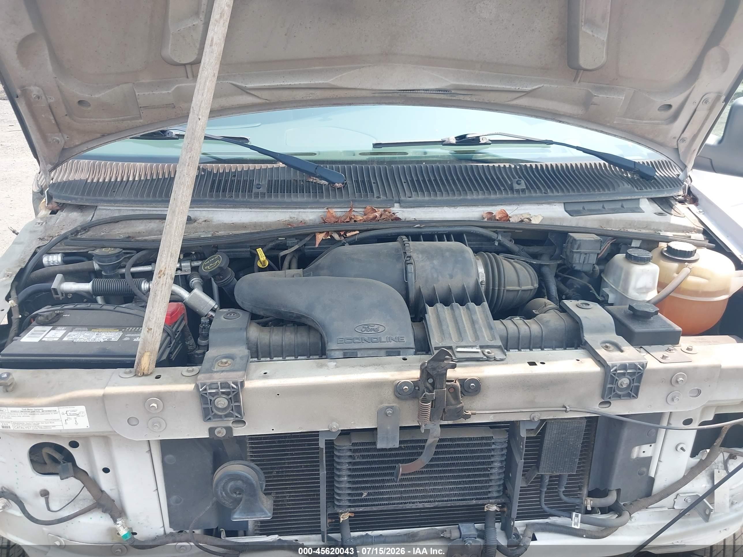 2007 Ford E-350 Super Duty Xl/xlt White vin: 1FBNE31LX7DA60005