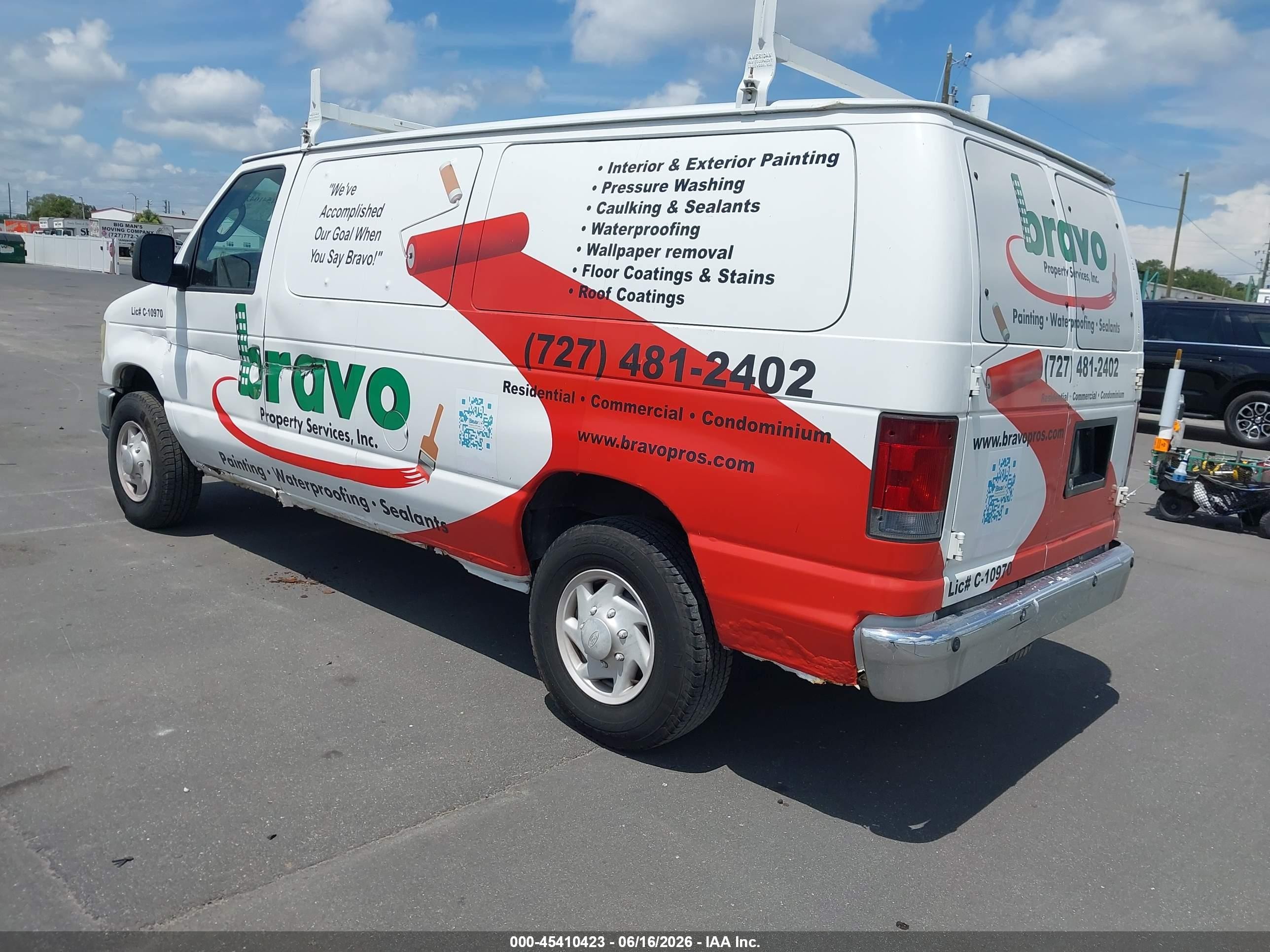 2008 Ford E-350 Super Duty Xl/xlt Белый vin: 1FBNE31LX8DB42253
