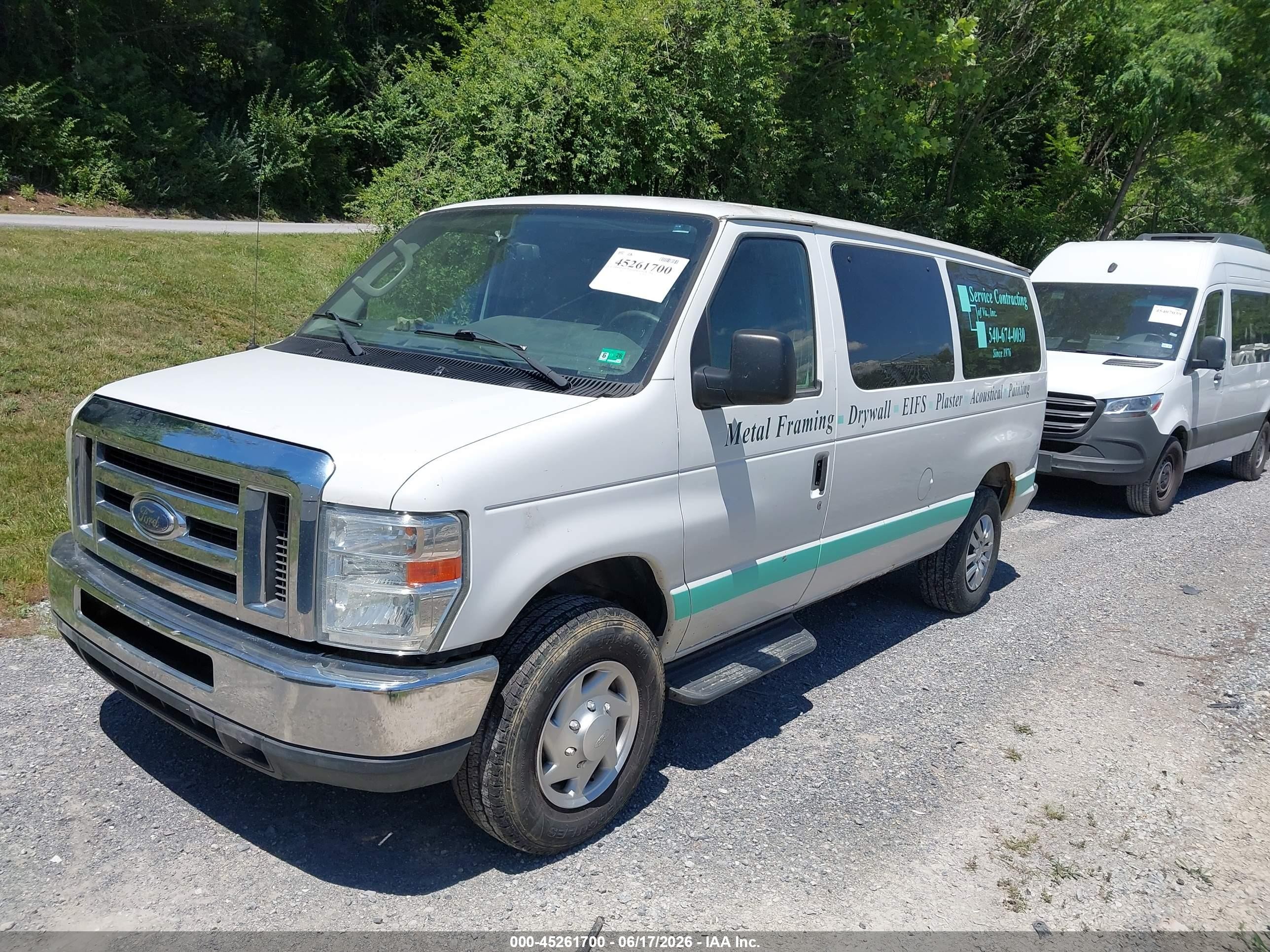 2014 Ford E-350 Super Duty Xlt White vin: 1FBNE3BL0EDA14839