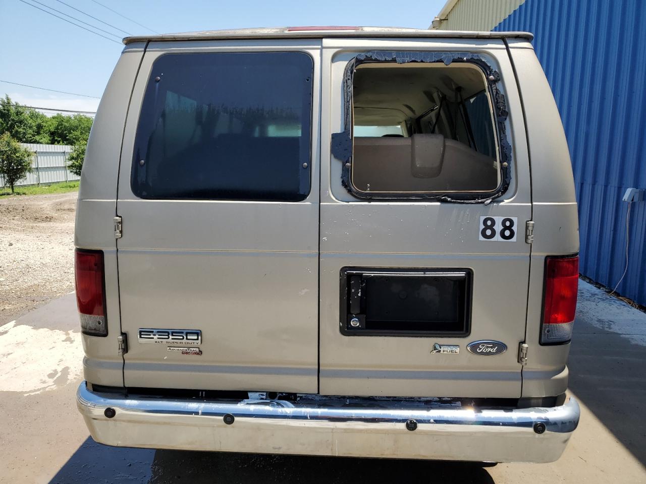 2011 Ford Econoline E350 Super Duty Wagon Tan vin: 1FBNE3BL6BDA53480