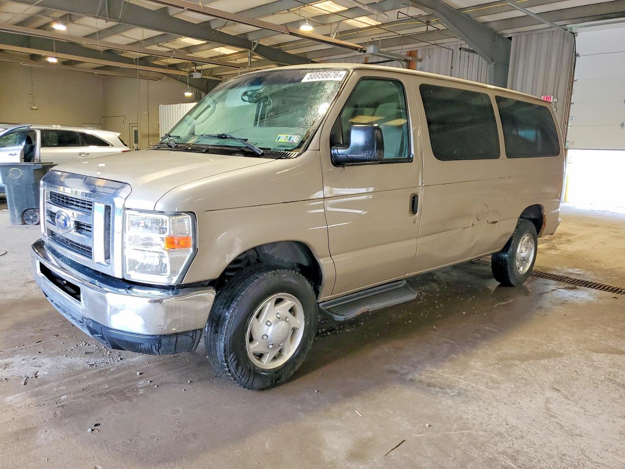 2012 Ford Econoline E350 Super Duty Wagon Tan vin: 1FBNE3BL7CDA23549