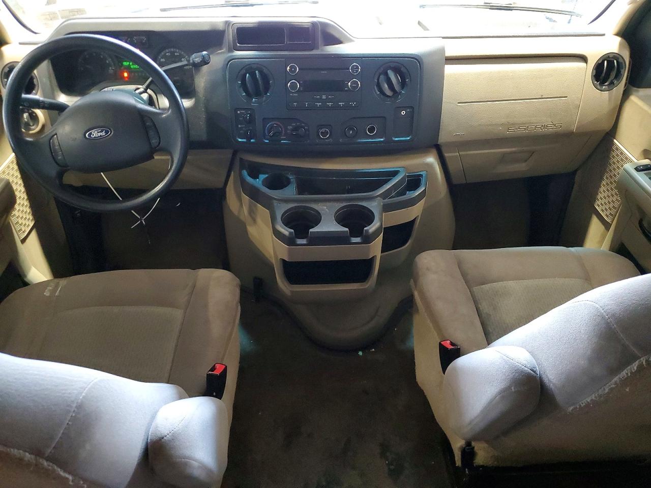 2012 Ford Econoline E350 Super Duty Wagon Tan vin: 1FBNE3BL7CDA23549