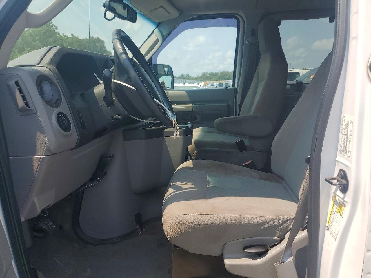 2014 Ford Econoline E350 Super Duty Wagon White vin: 1FBNE3BL9EDA15536