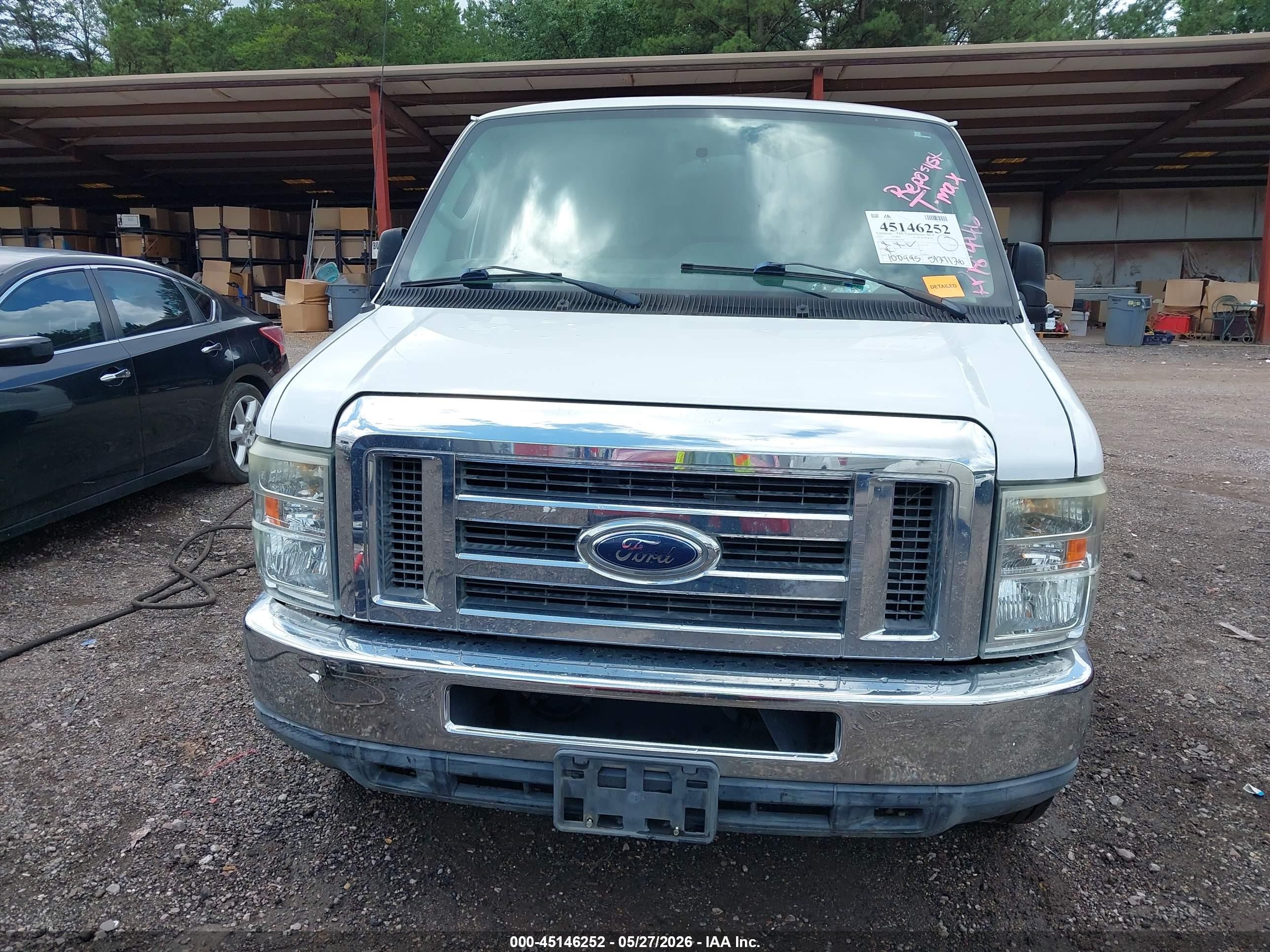 2011 Ford E-350 Super Duty Xlt White vin: 1FBNE3BLXBDA78446