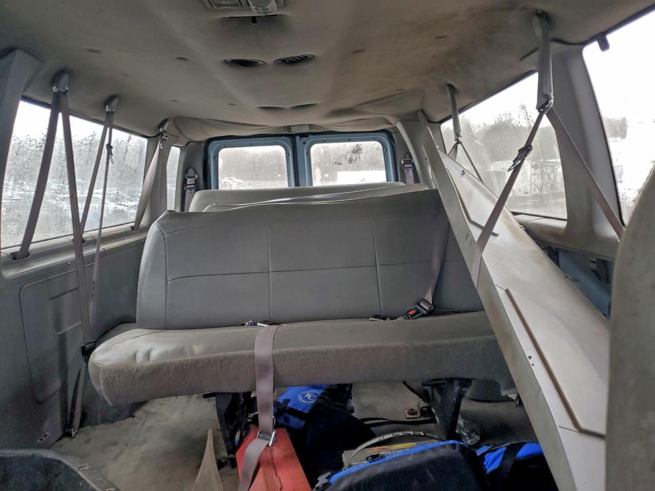 1997 Ford Econoline E350 Super Duty Wagon Blue vin: 1FBSS31F0YHB98264