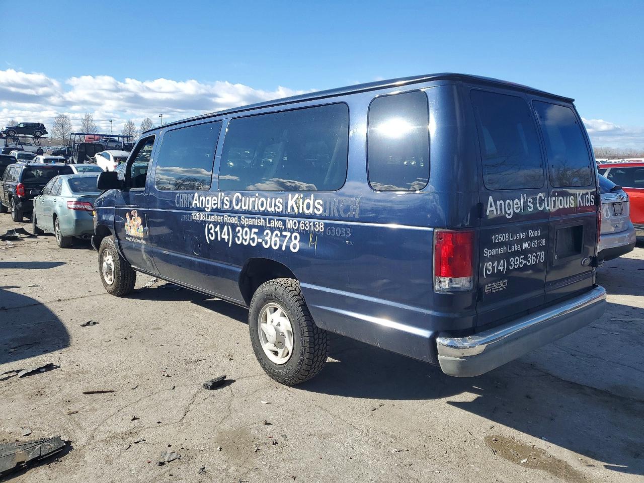 2001 Ford Econoline E350 Super Duty Wagon Black vin: 1FBSS31L01HA96457