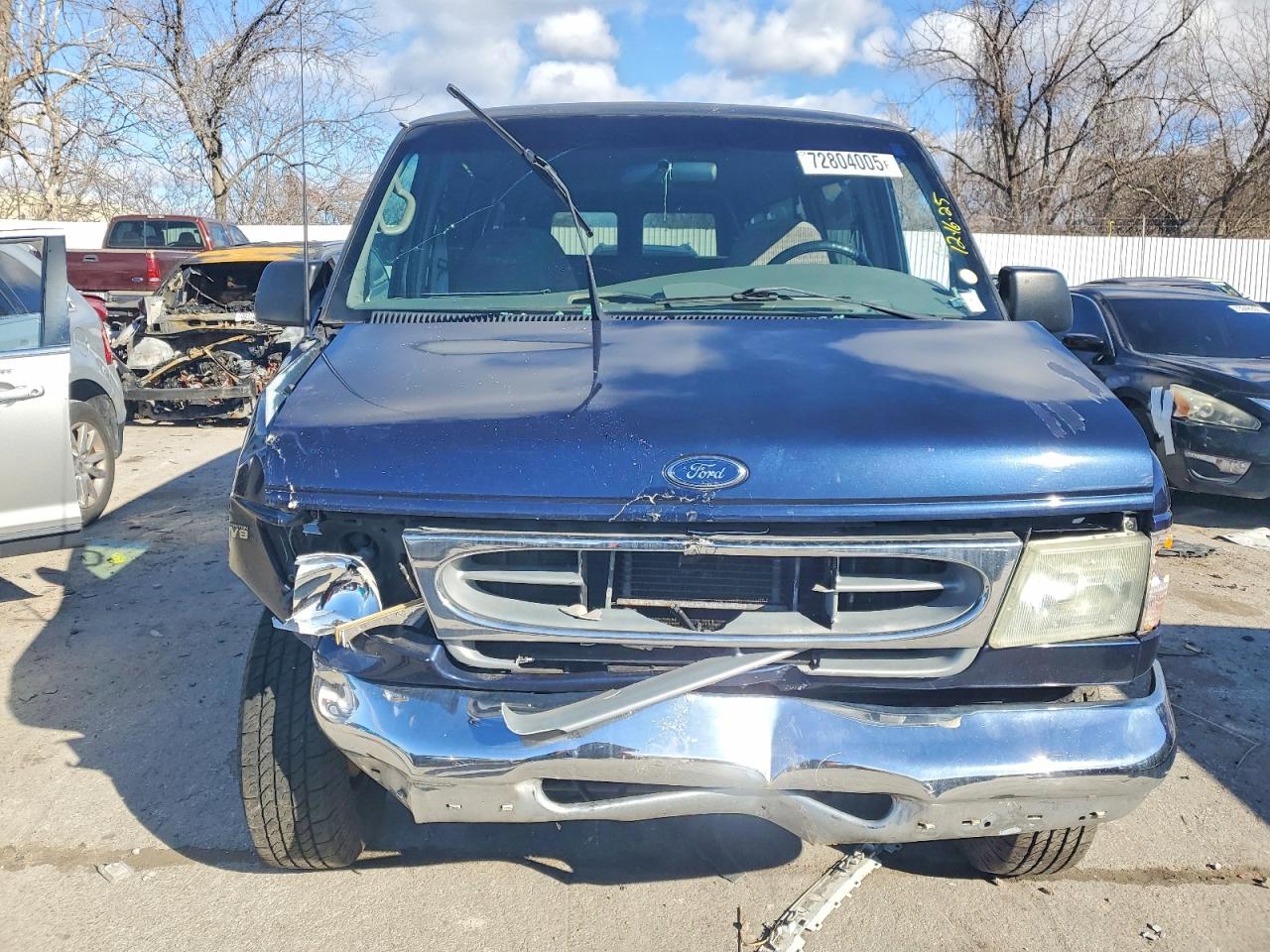 2001 Ford Econoline E350 Super Duty Wagon Black vin: 1FBSS31L01HA96457