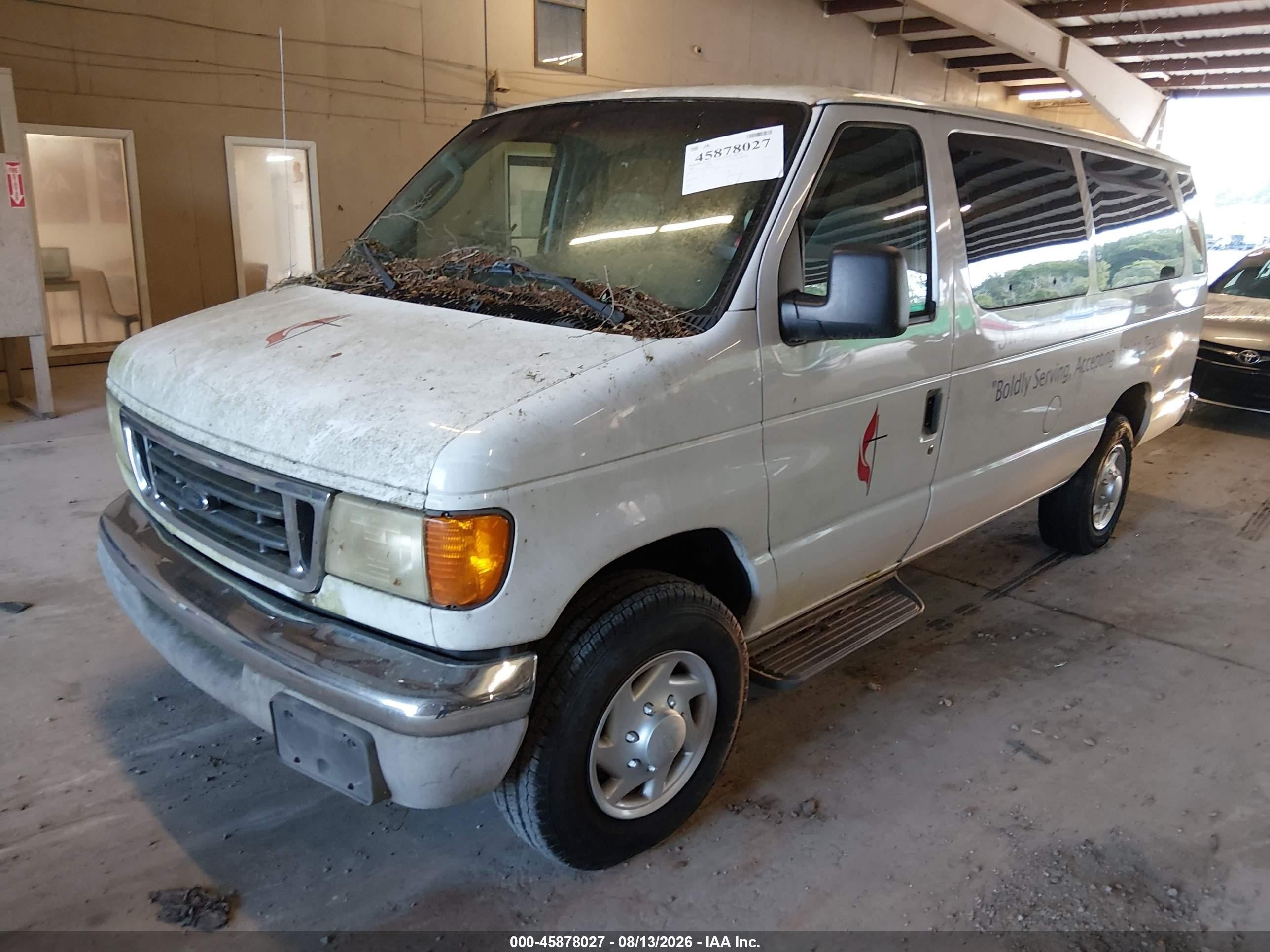 2003 Ford E-350 Super Duty Xl/xlt White vin: 1FBSS31L03HB40802