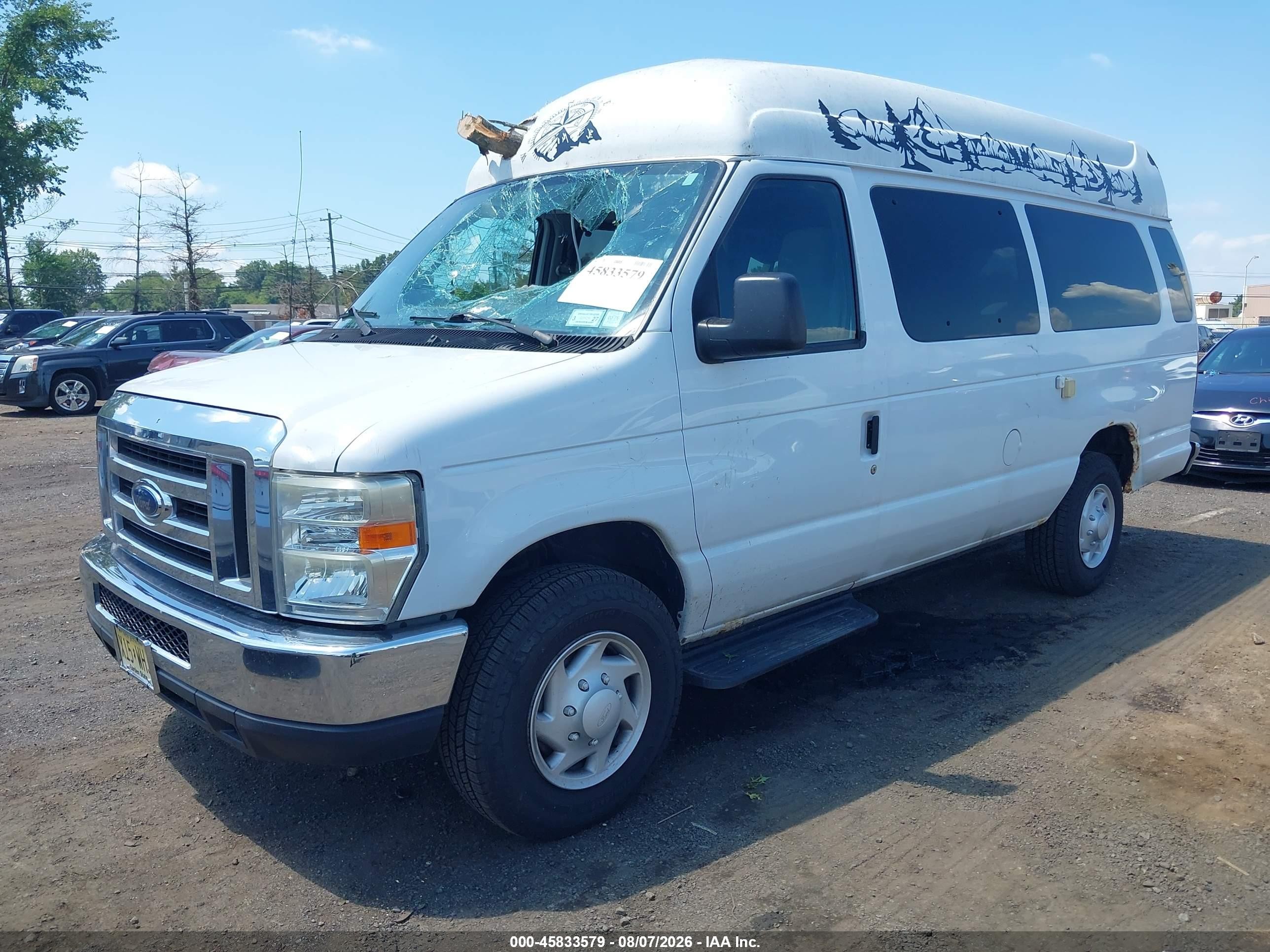 2009 Ford E-350 Super Duty Xl/xlt White vin: 1FBSS31L19DA66077