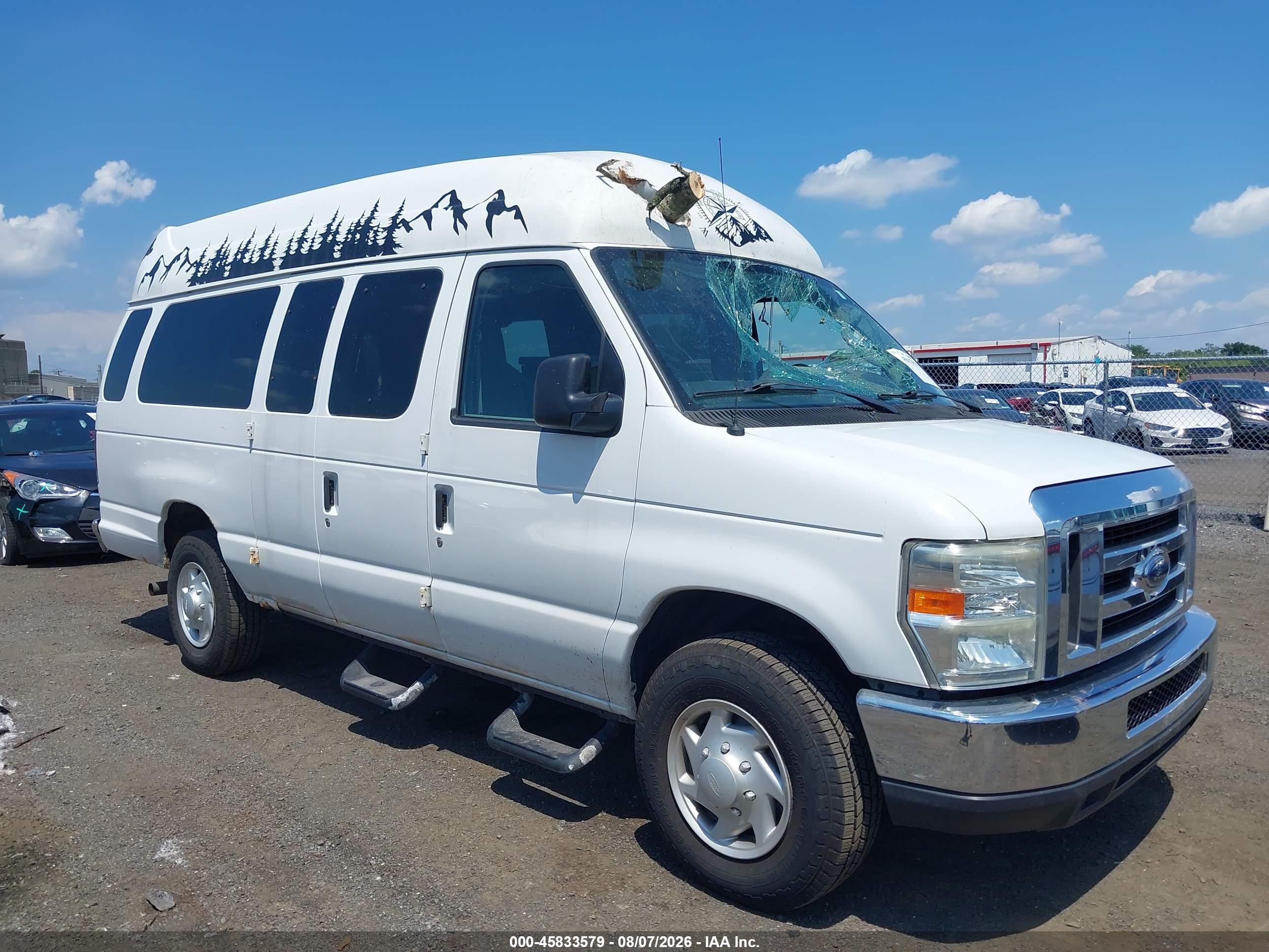 2009 Ford E-350 Super Duty Xl/xlt White vin: 1FBSS31L19DA66077