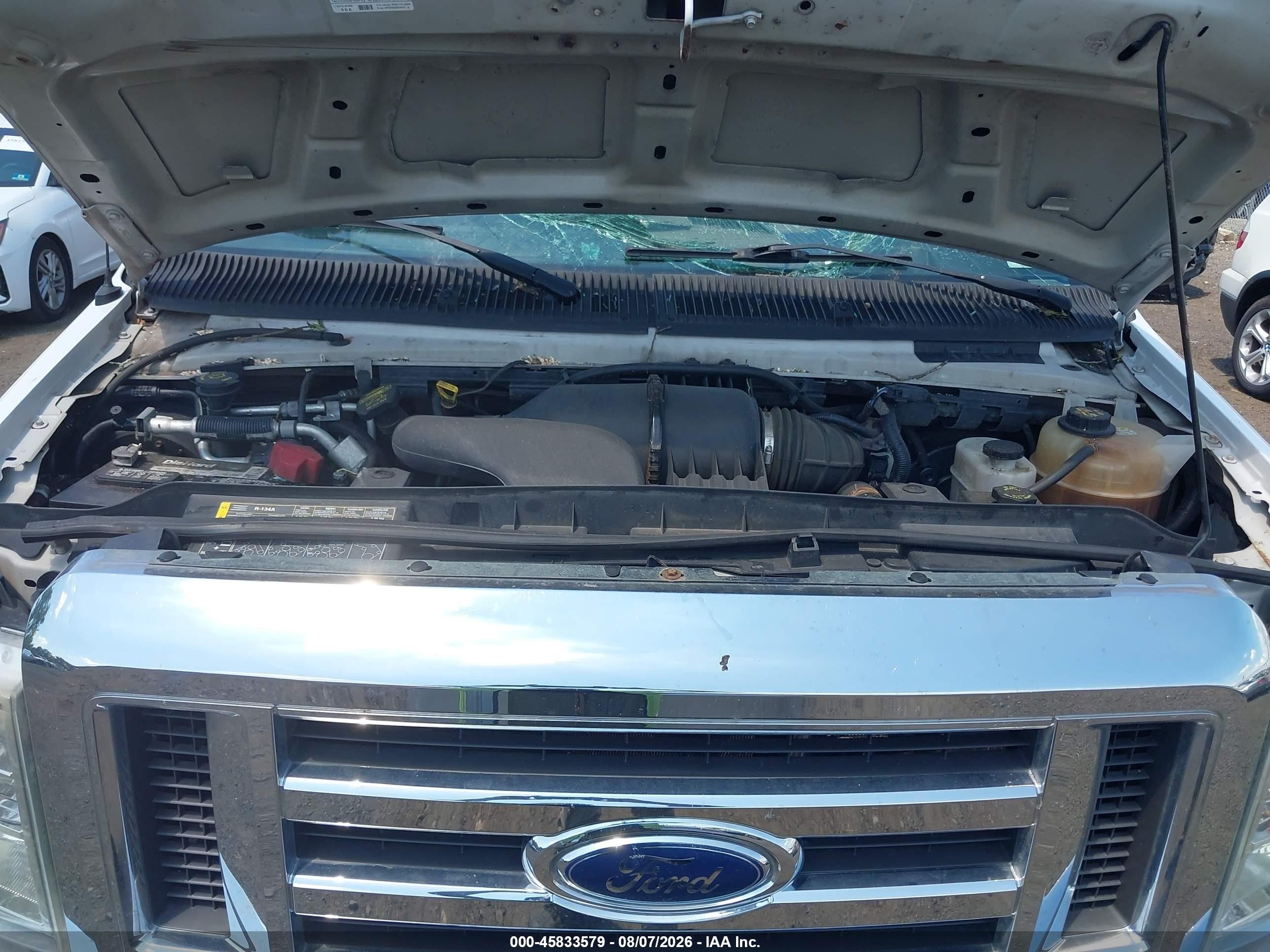 2009 Ford E-350 Super Duty Xl/xlt White vin: 1FBSS31L19DA66077