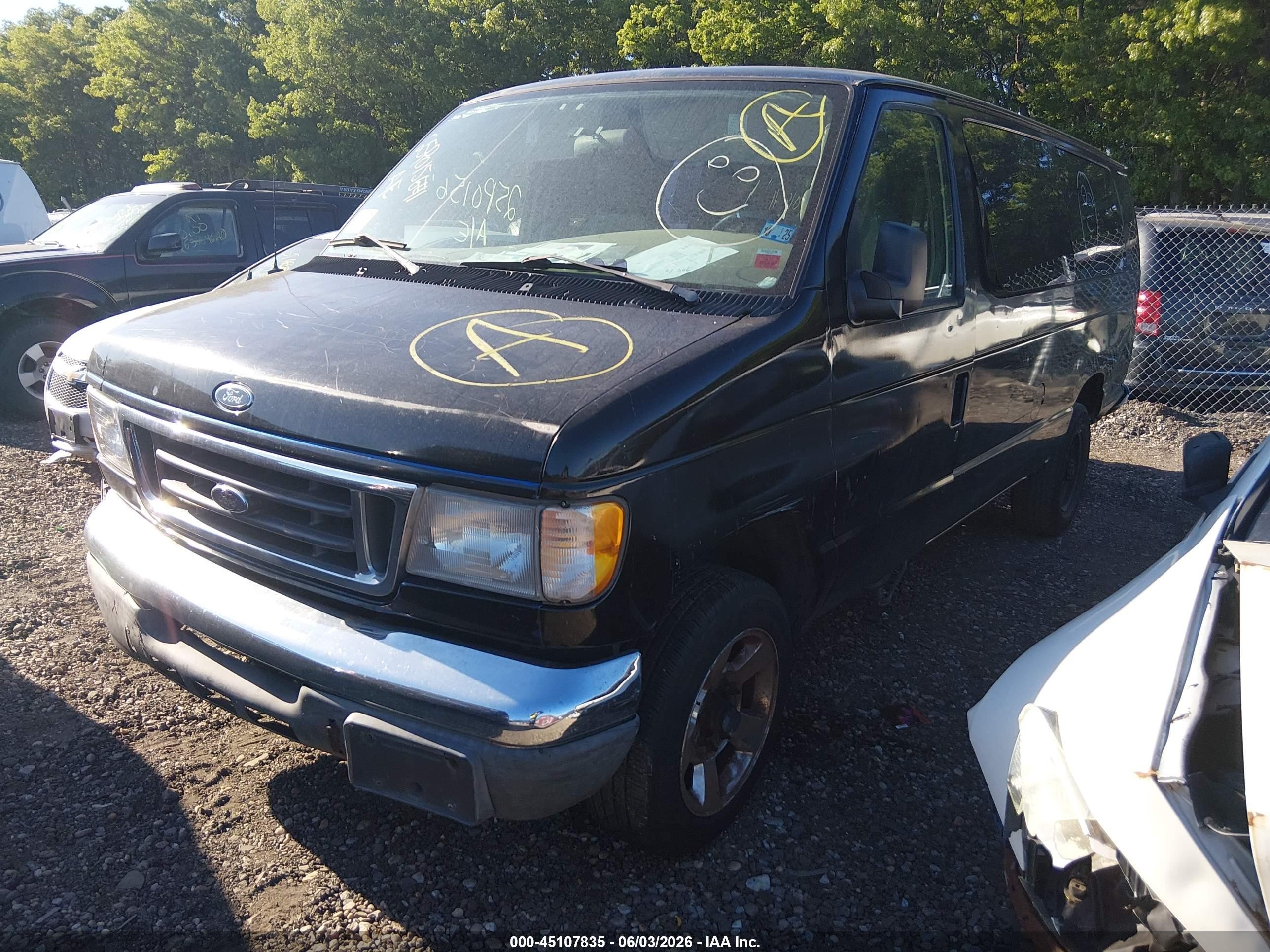 2000 Ford E-350 Super Duty Xl/xlt Black vin: 1FBSS31L1YHA56107