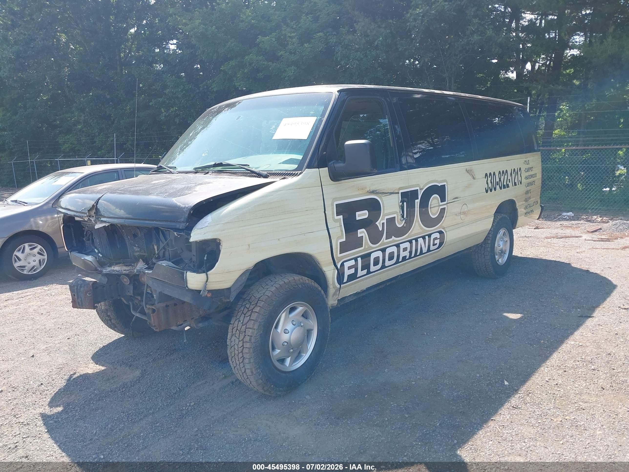 2003 Ford E-350 Super Duty Xl/xlt Cream vin: 1FBSS31L23HA96639