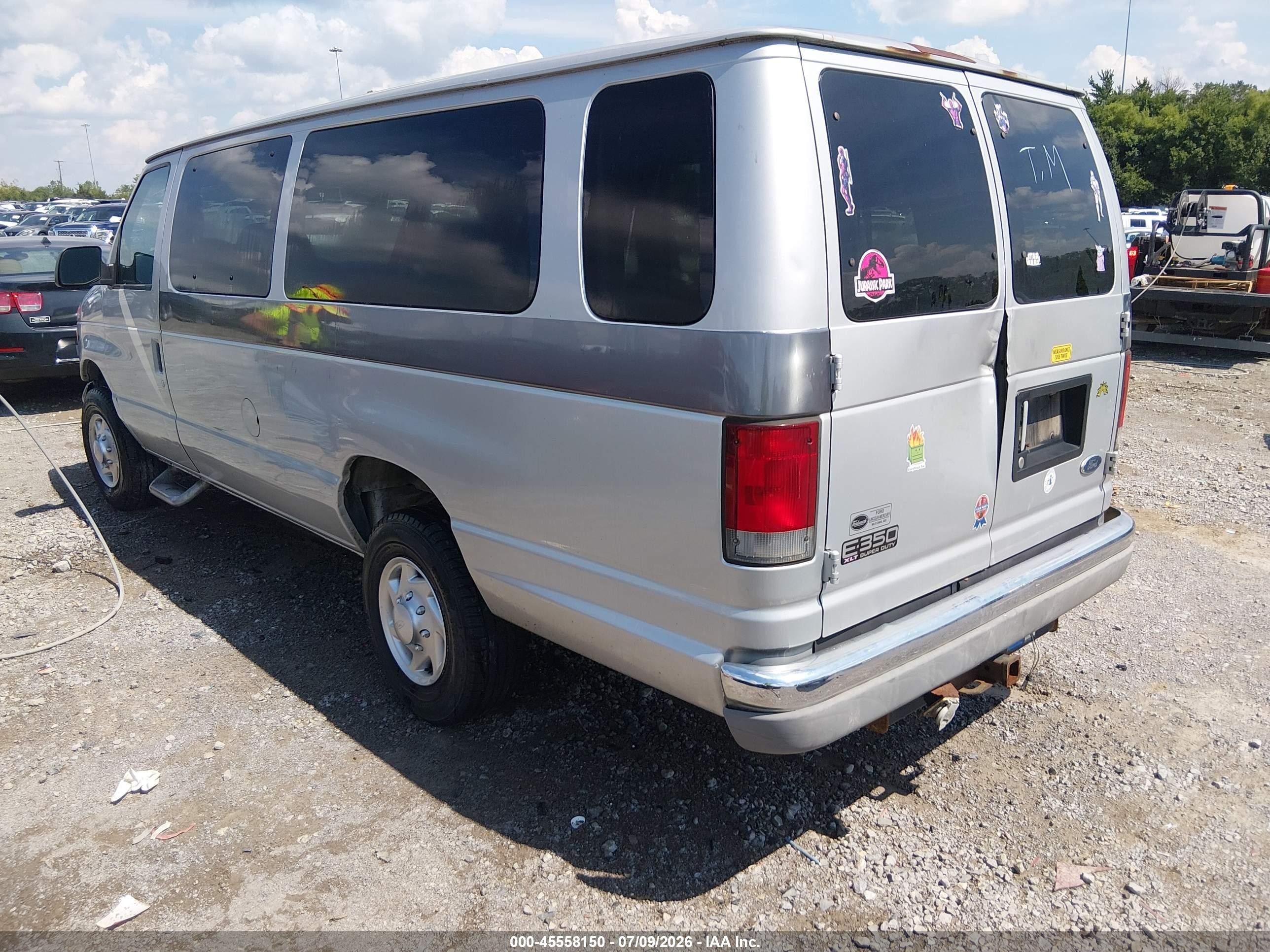 1999 Ford E-350 Super Duty Xl/xlt White vin: 1FBSS31L2XHA99496
