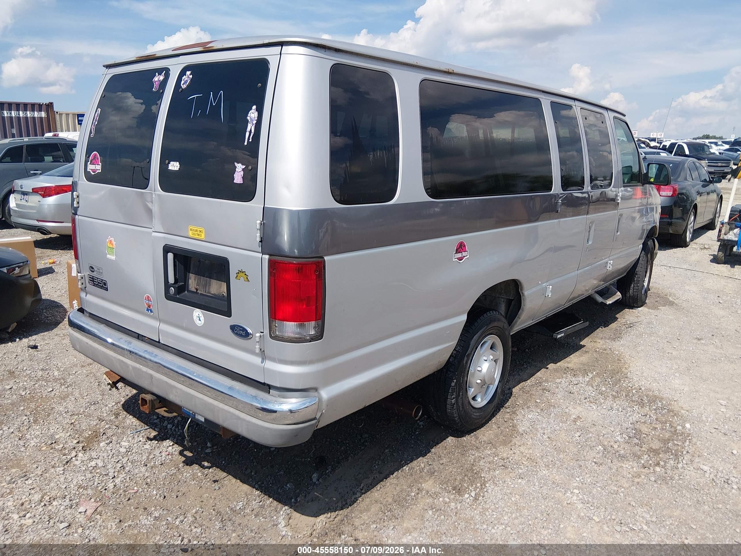 1999 Ford E-350 Super Duty Xl/xlt White vin: 1FBSS31L2XHA99496