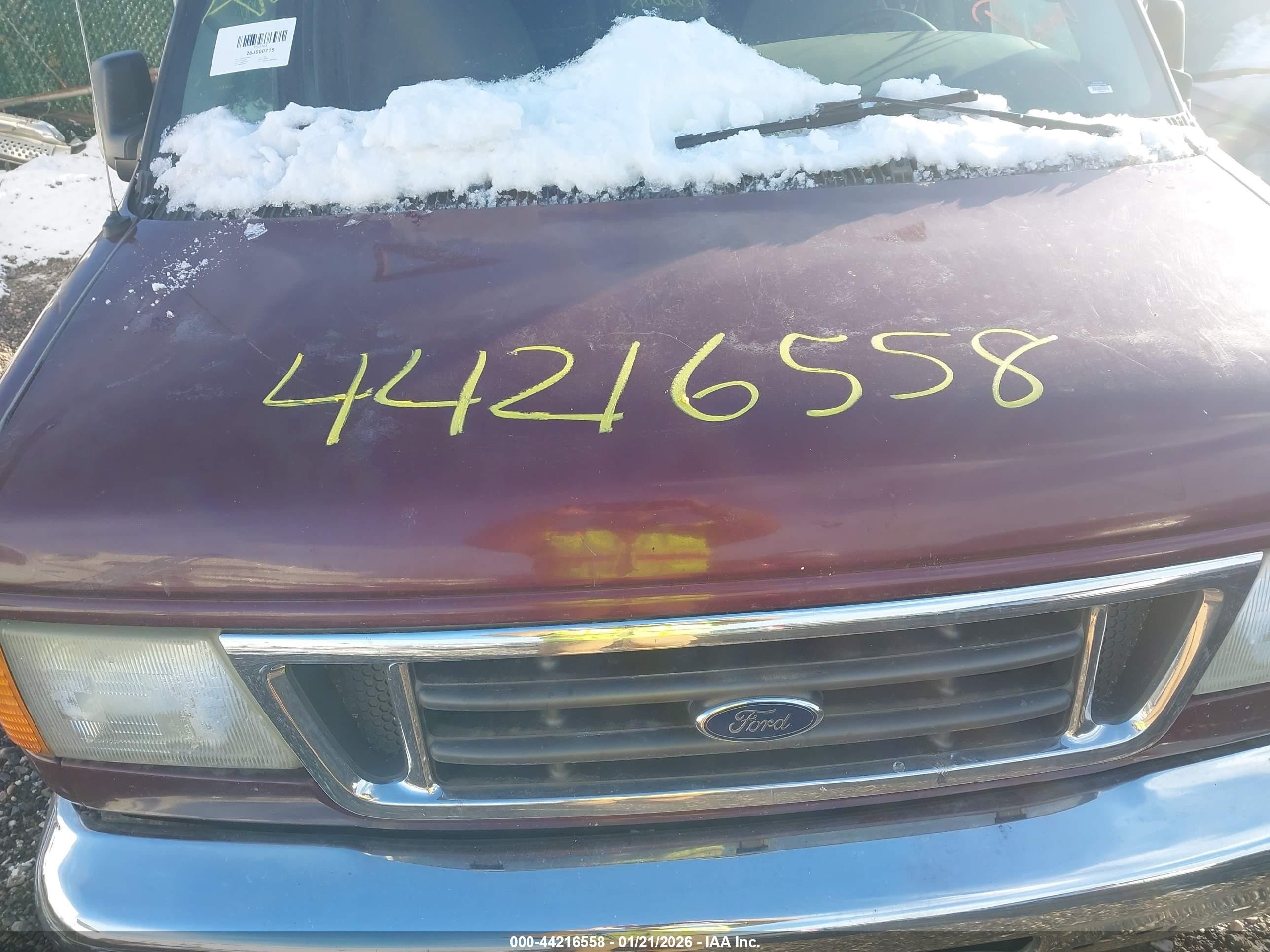 2005 Ford E-350 Super Duty Xl/xlt Maroon vin: 1FBSS31L35HA92862