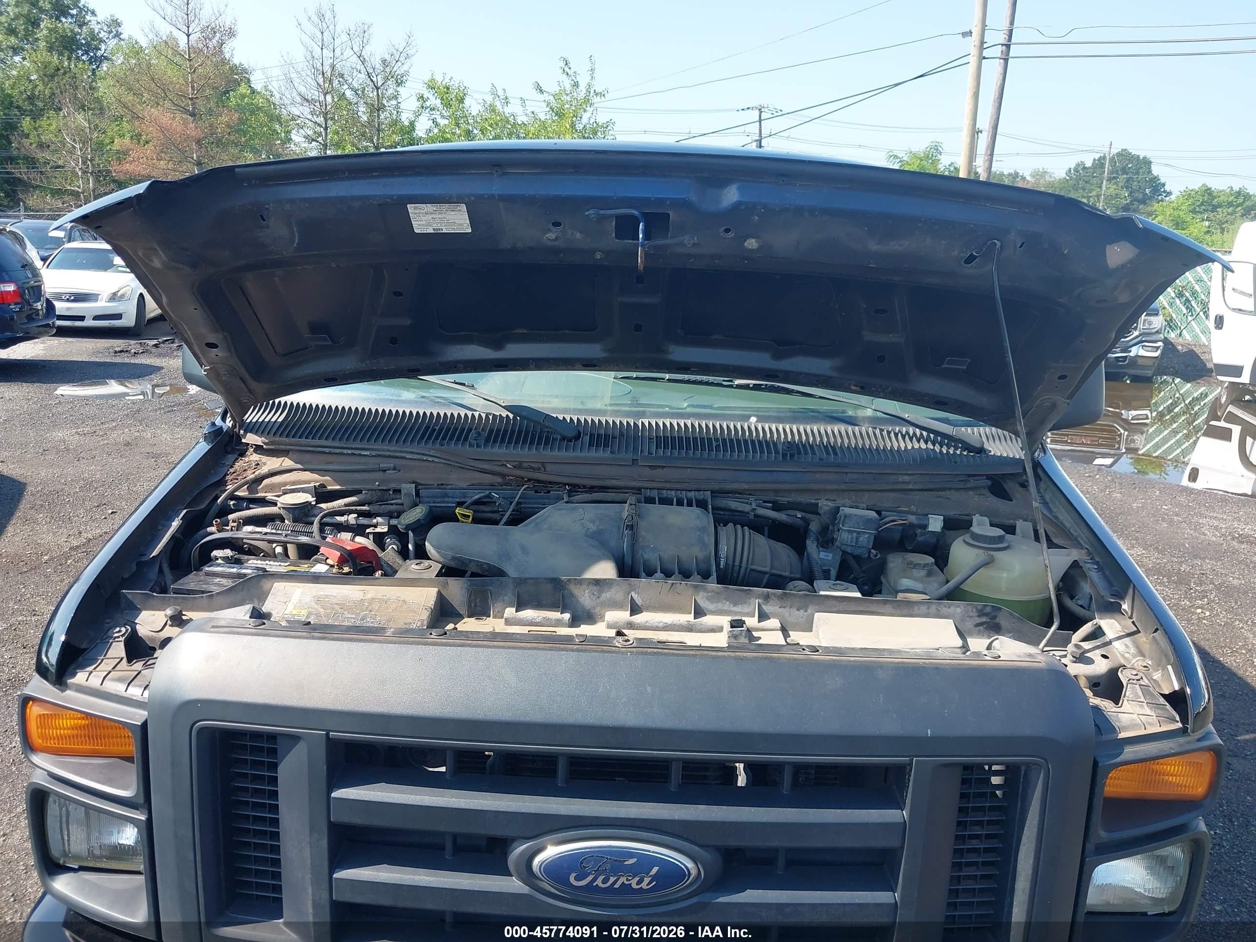 2008 Ford E-350 Super Duty Xl/xlt Black vin: 1FBSS31L38DA78519
