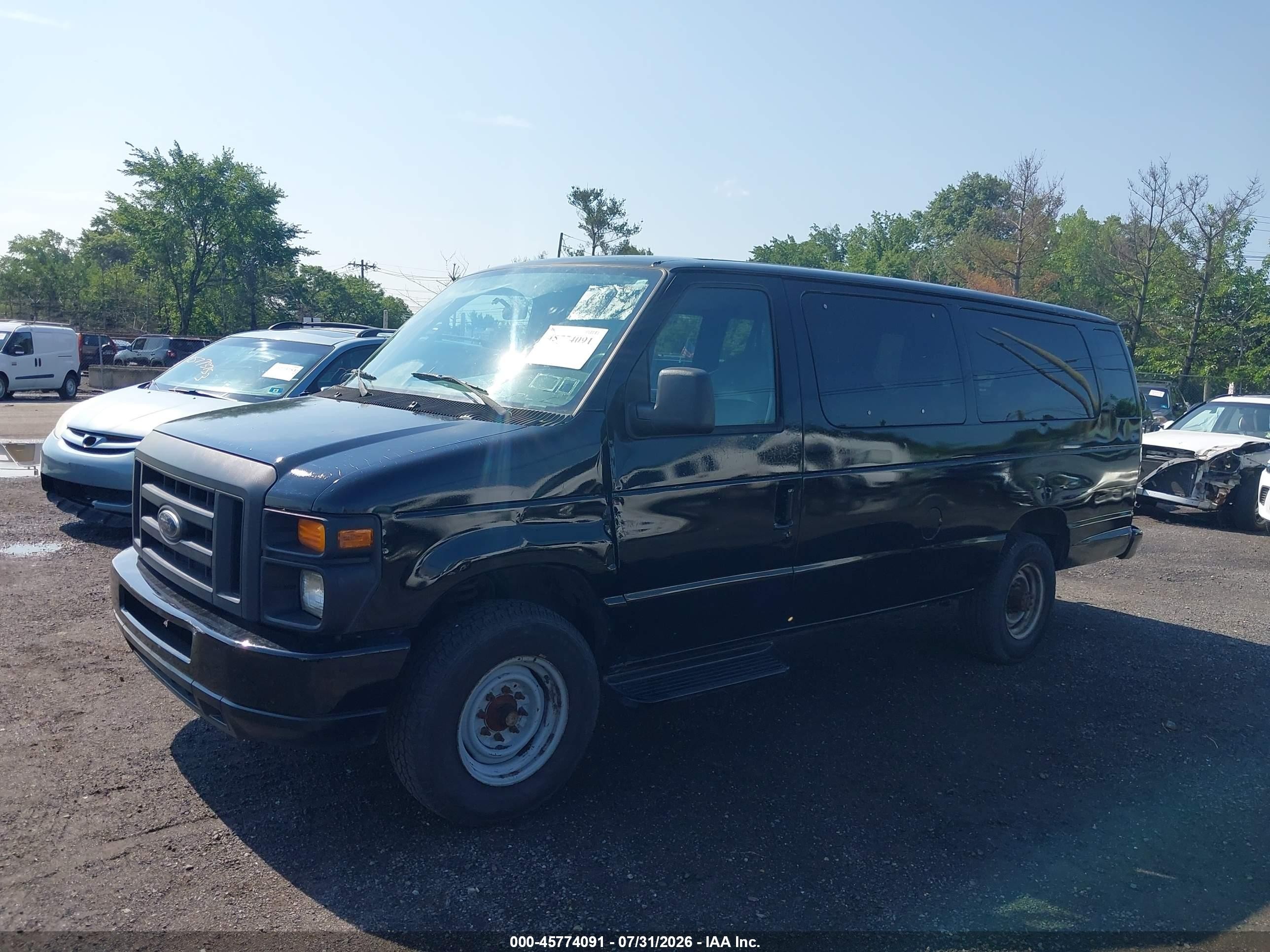 2008 Ford E-350 Super Duty Xl/xlt Black vin: 1FBSS31L38DA78519